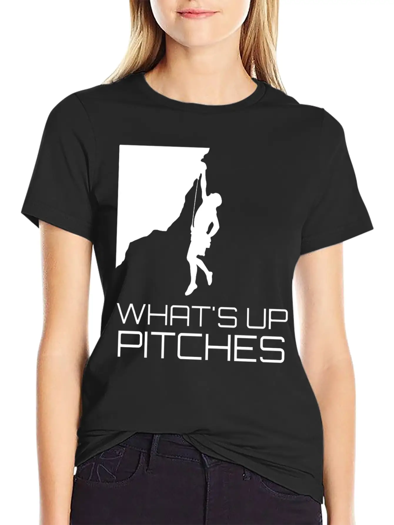 Rock Climbing Mountain Climber Belayer Lightweight Cotton T-Shirt – Daily Comfort Graphic Shirt