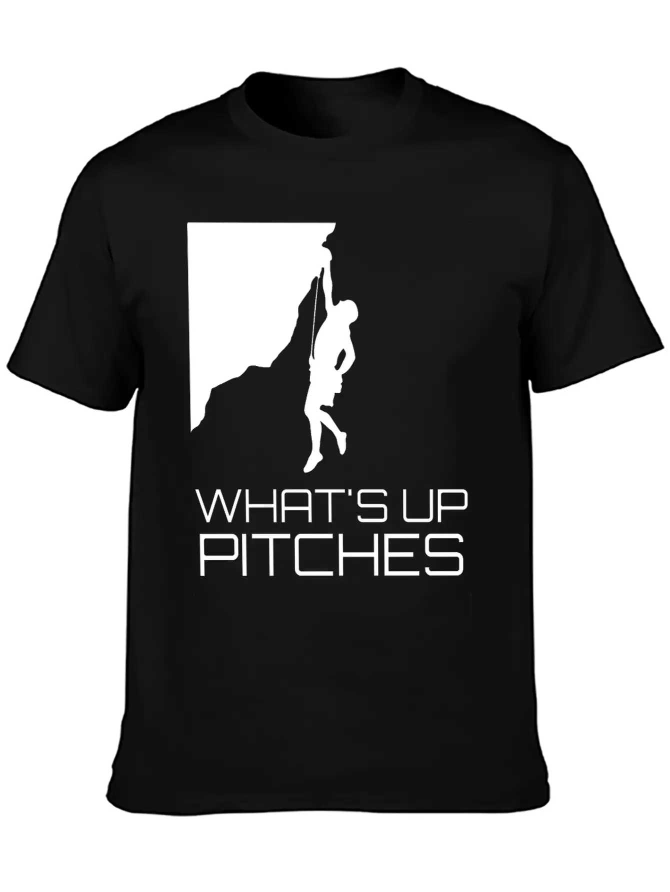 Rock Climbing Mountain Climber Belayer Lightweight Cotton T-Shirt – Daily Comfort Graphic Shirt