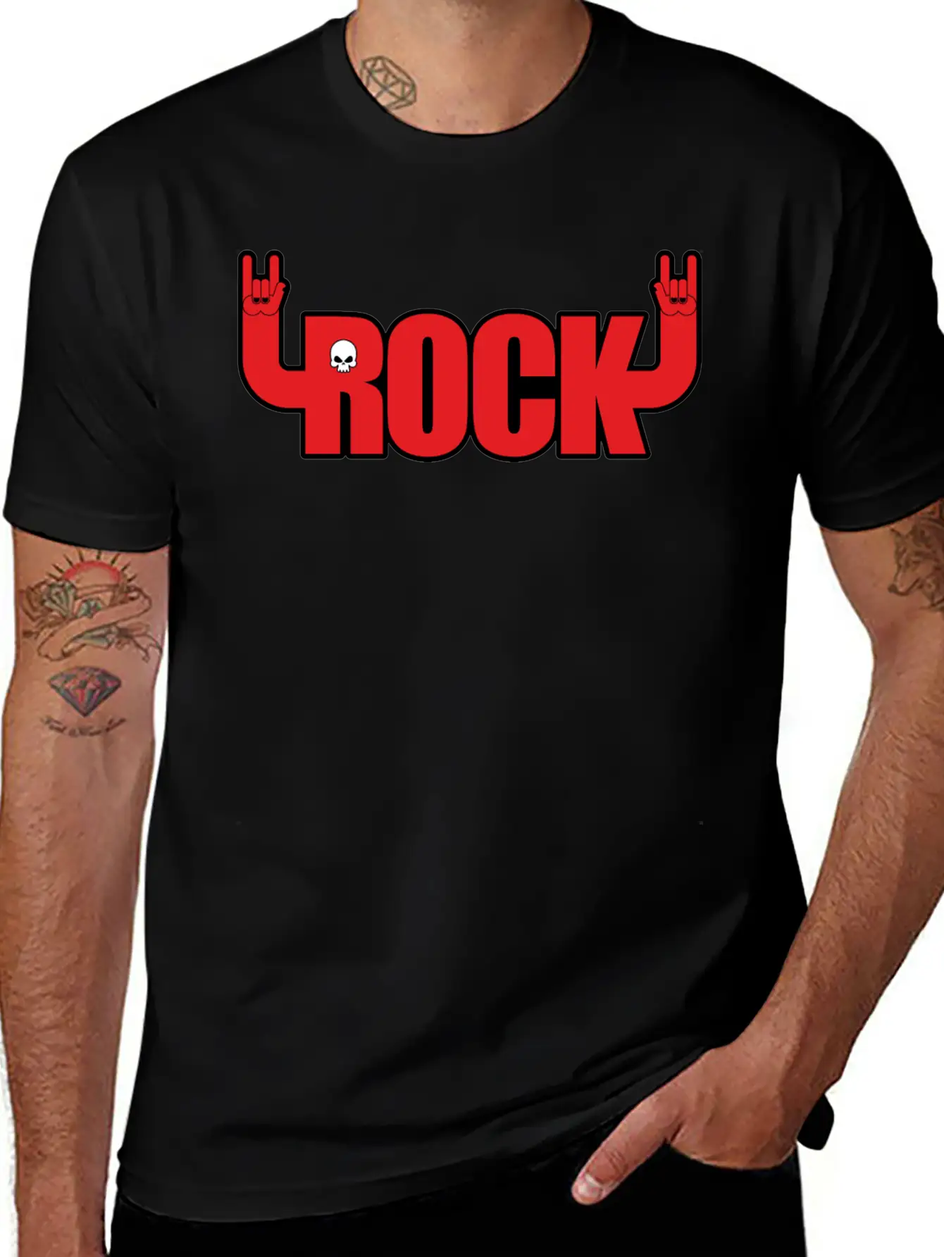 Rock Music Unisex Casual T-Shirt – Clean Design For Daily Comfort