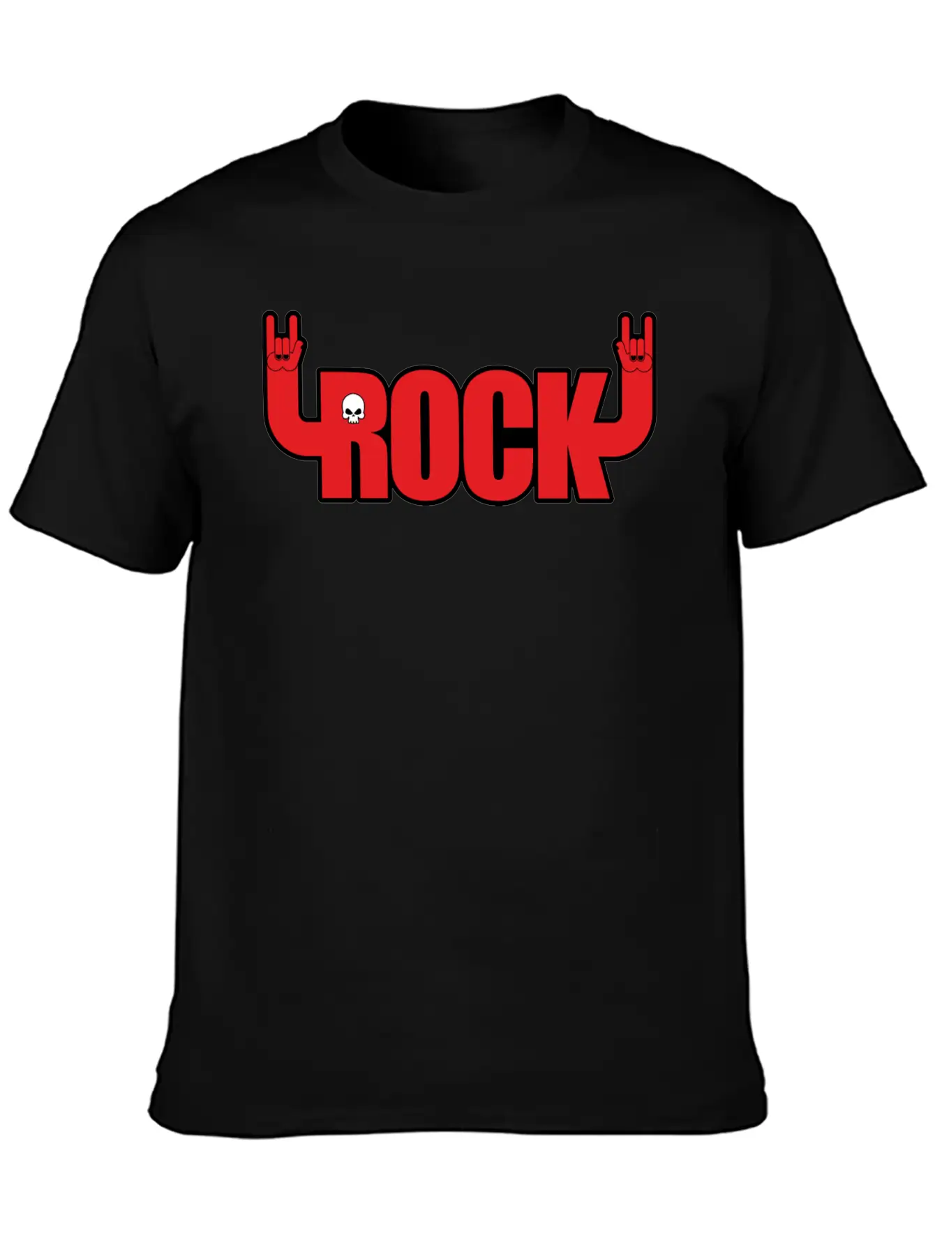 Rock Music Unisex Casual T-Shirt – Clean Design For Daily Comfort