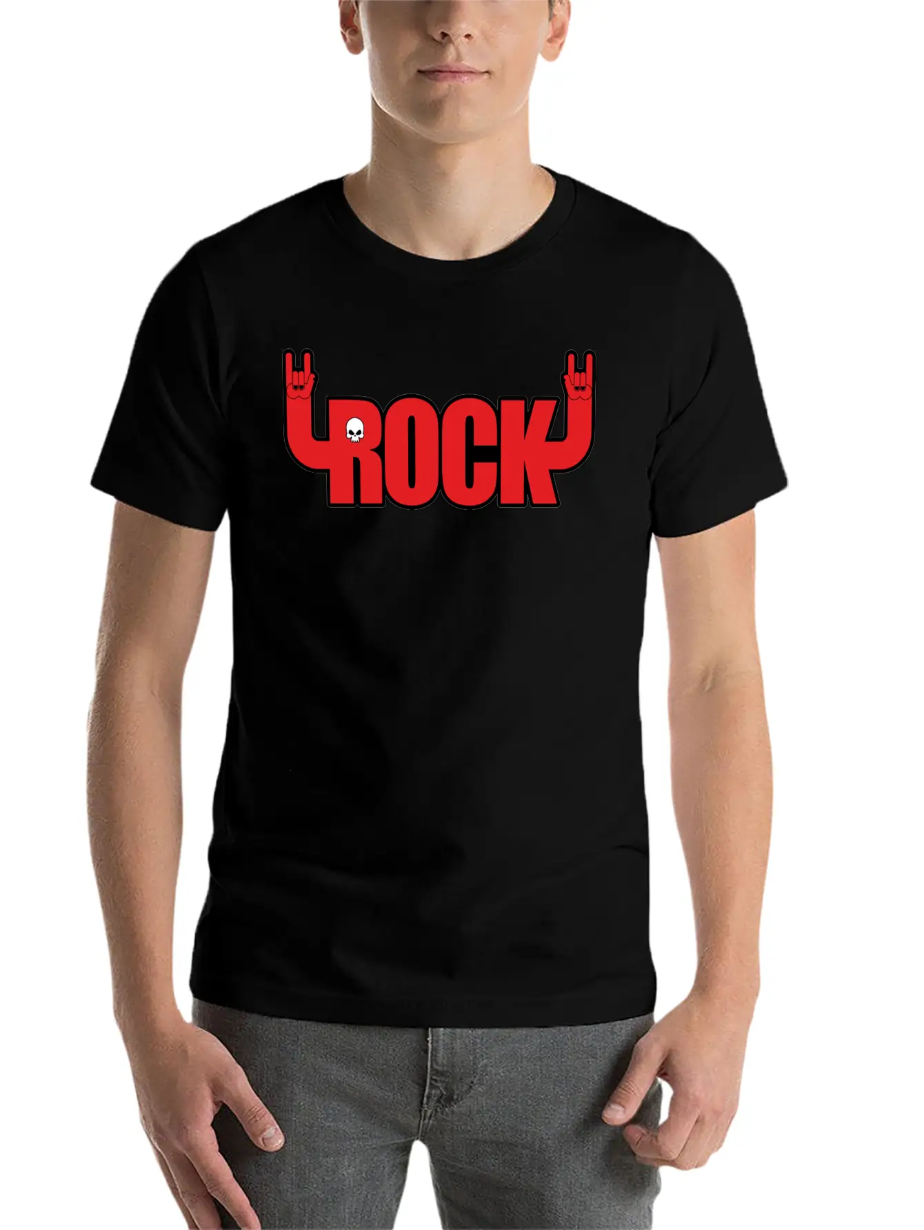 Rock Music Unisex Casual T-Shirt – Clean Design For Daily Comfort