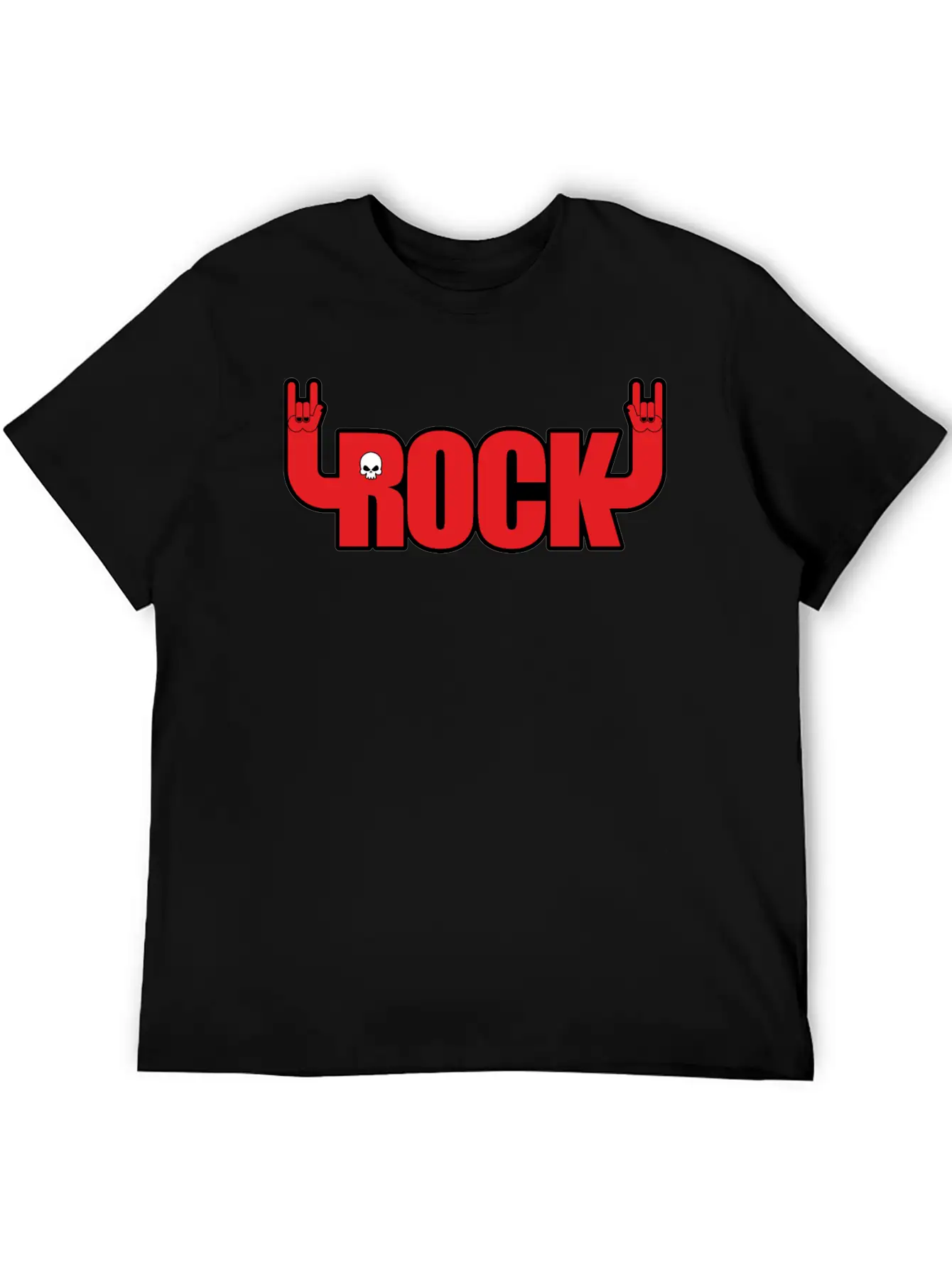Rock Music Unisex Casual T-Shirt – Clean Design For Daily Comfort