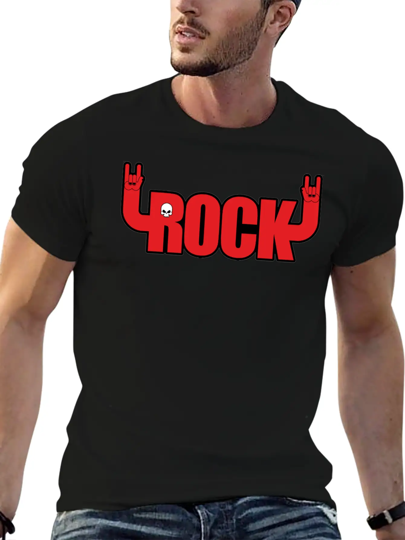 Rock Music Unisex Casual T-Shirt – Clean Design For Daily Comfort