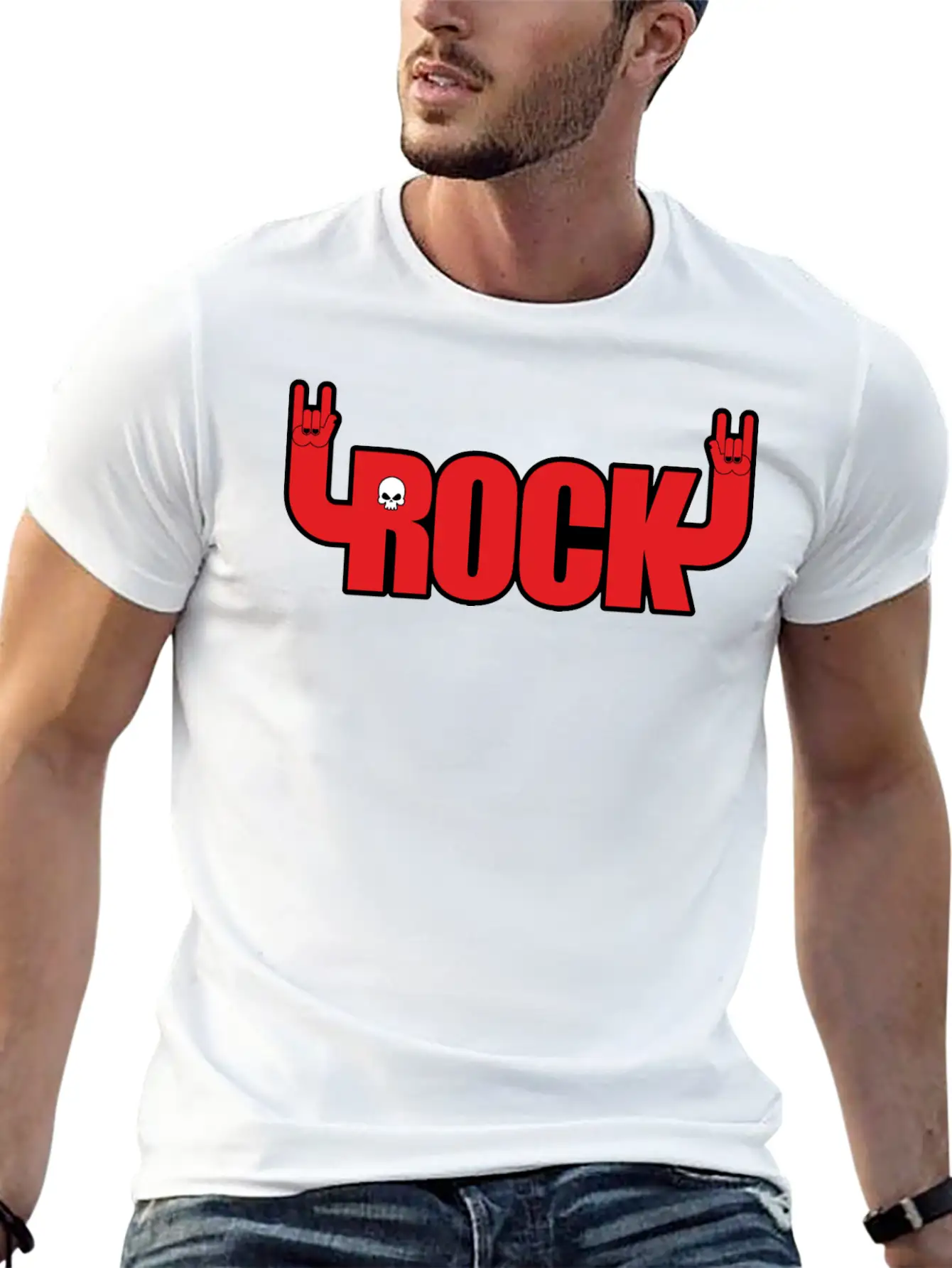 Rock Music Unisex Casual T-Shirt – Clean Design For Daily Comfort