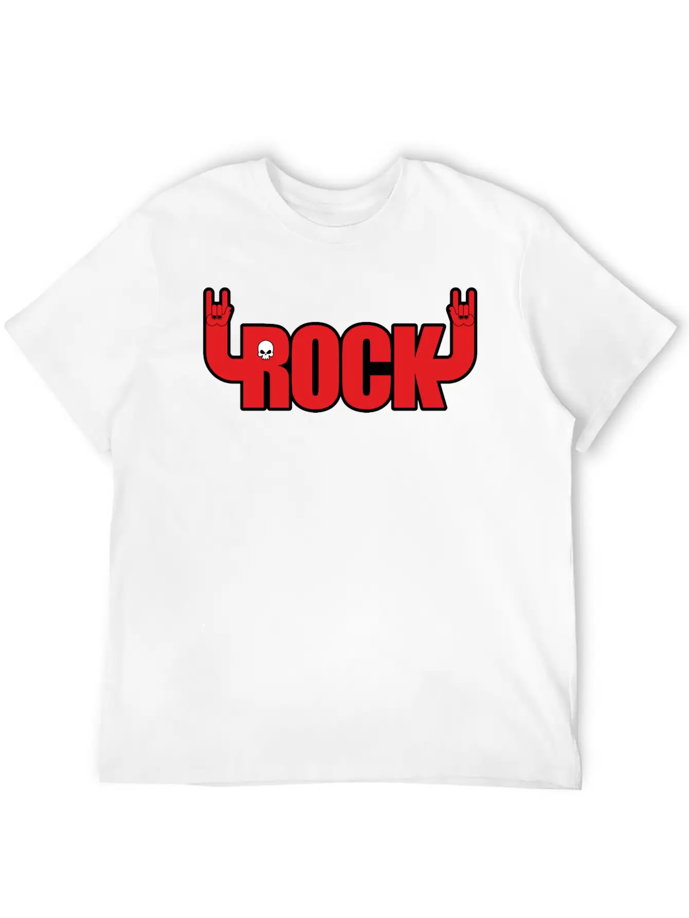 Rock Music Unisex Casual T-Shirt – Clean Design For Daily Comfort