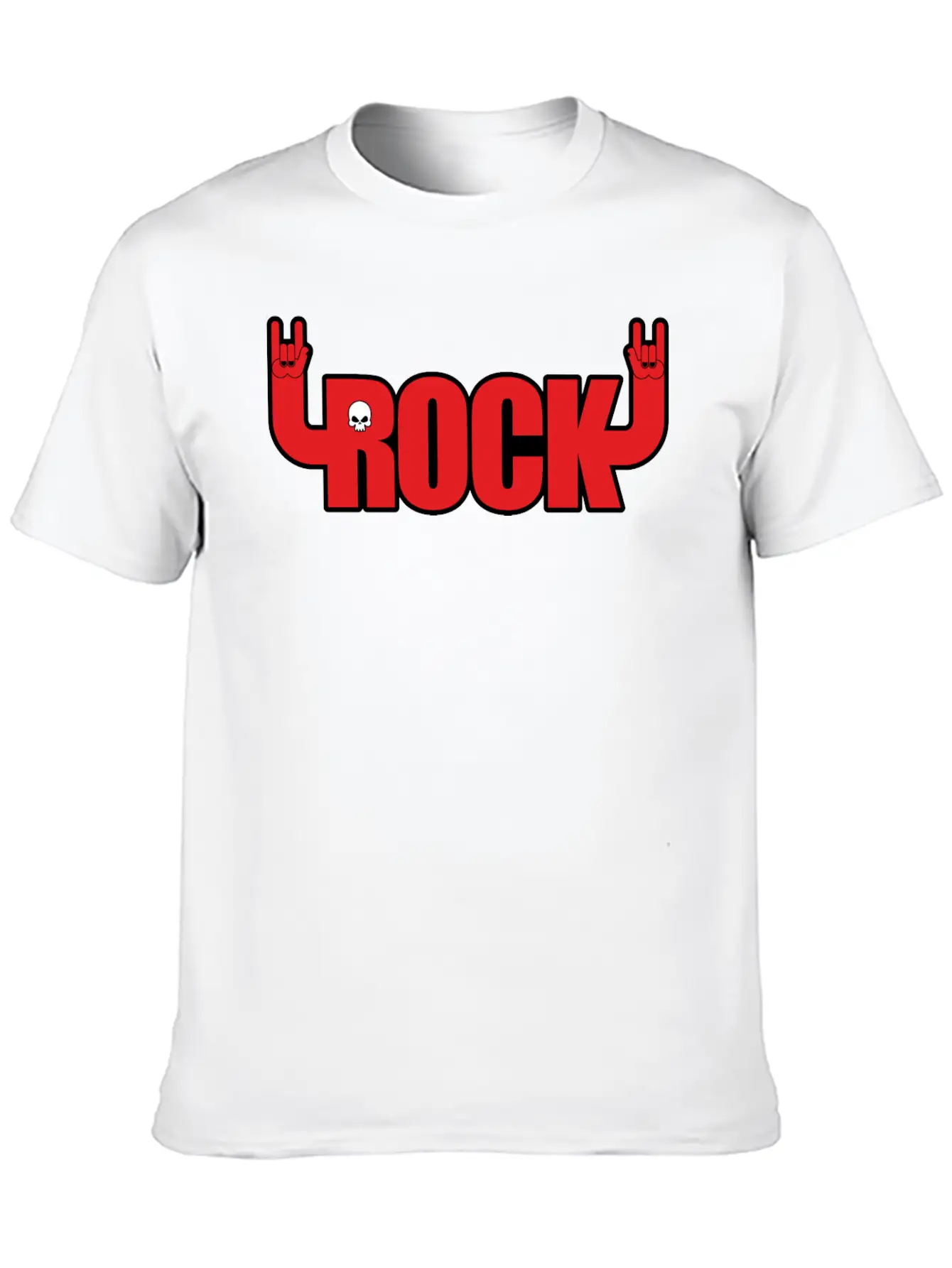 Rock Music Unisex Casual T-Shirt – Clean Design For Daily Comfort