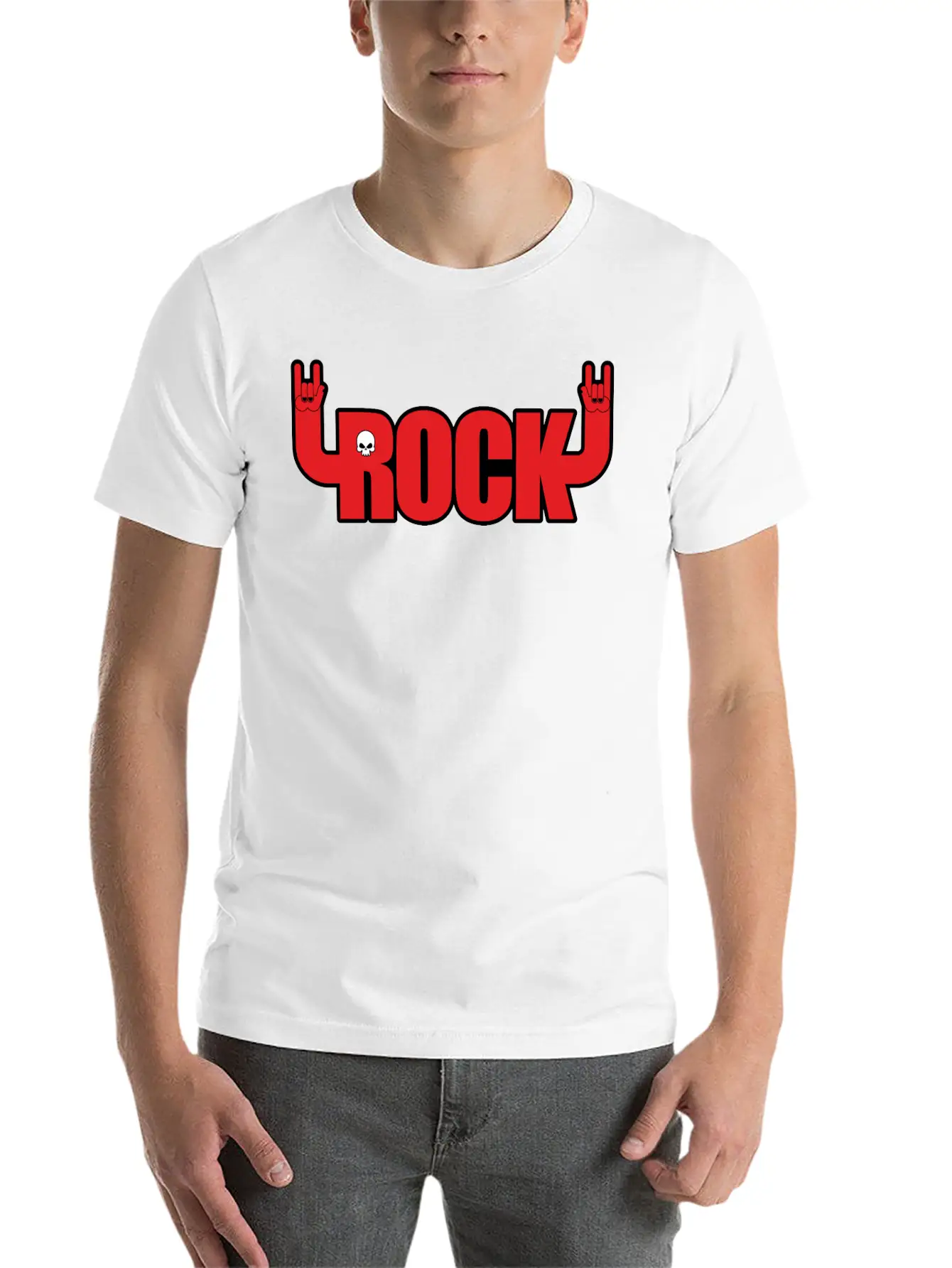 Rock Music Unisex Casual T-Shirt – Clean Design For Daily Comfort