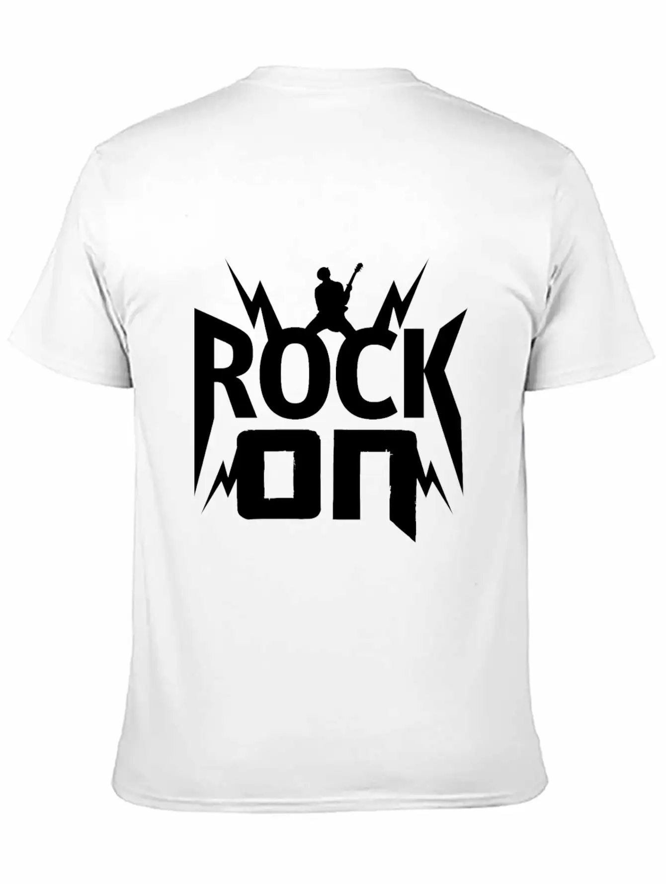 Rock On Gift Christmas Kids Birthday Present Music Unisex Casual T-Shirt – Clean Design For Daily Comfort