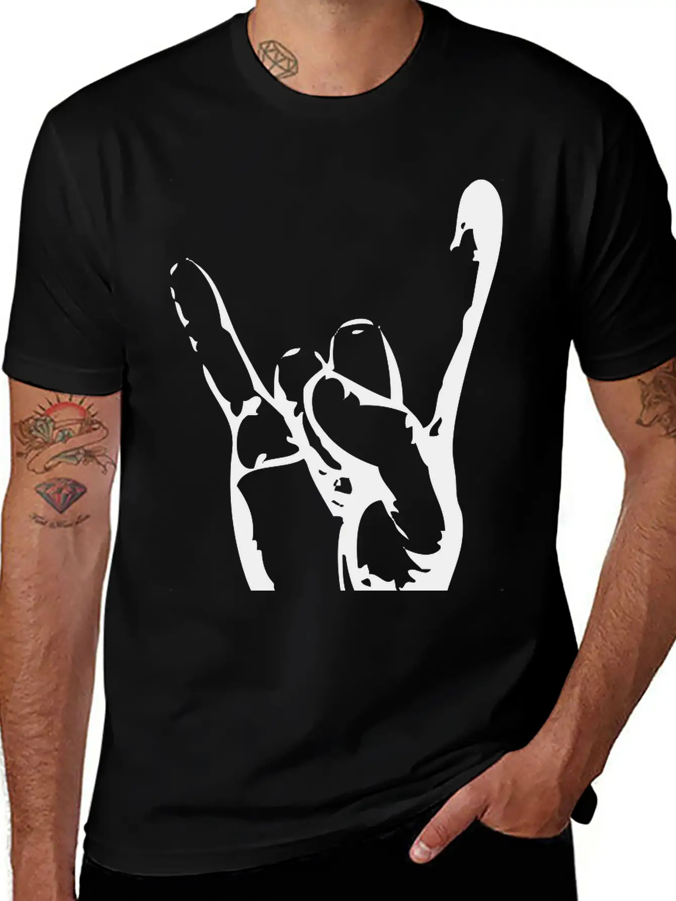 Rock On Modern Fit Casual T-Shirt – Clean And Versatile Design