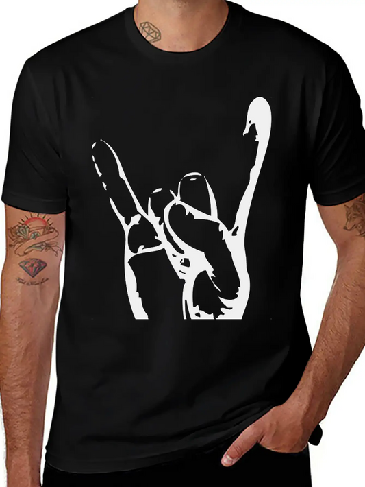 Rock On Modern Fit Casual T-Shirt – Clean And Versatile Design