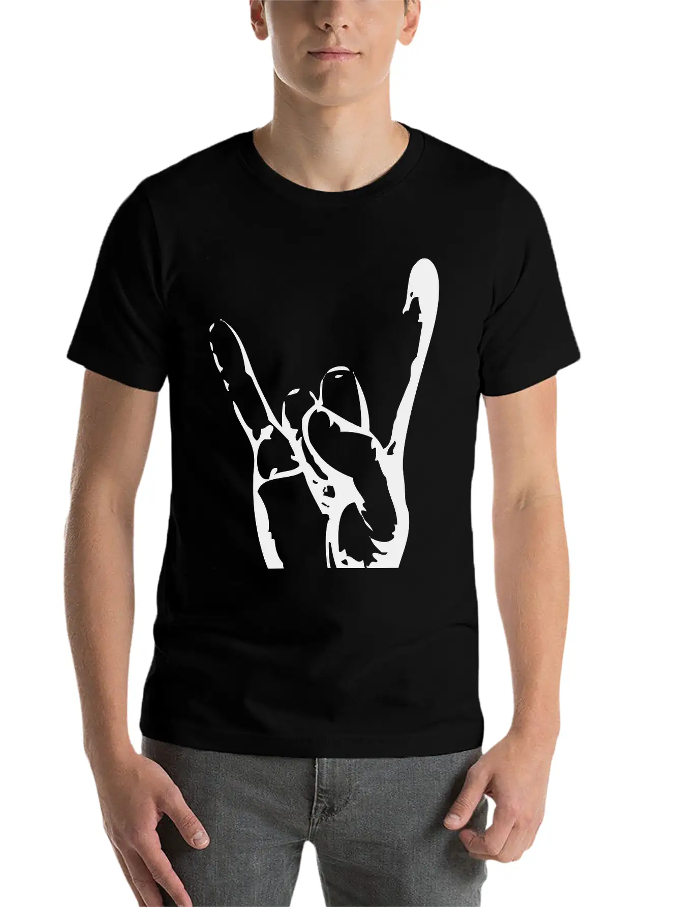 Rock On Modern Fit Casual T-Shirt – Clean And Versatile Design