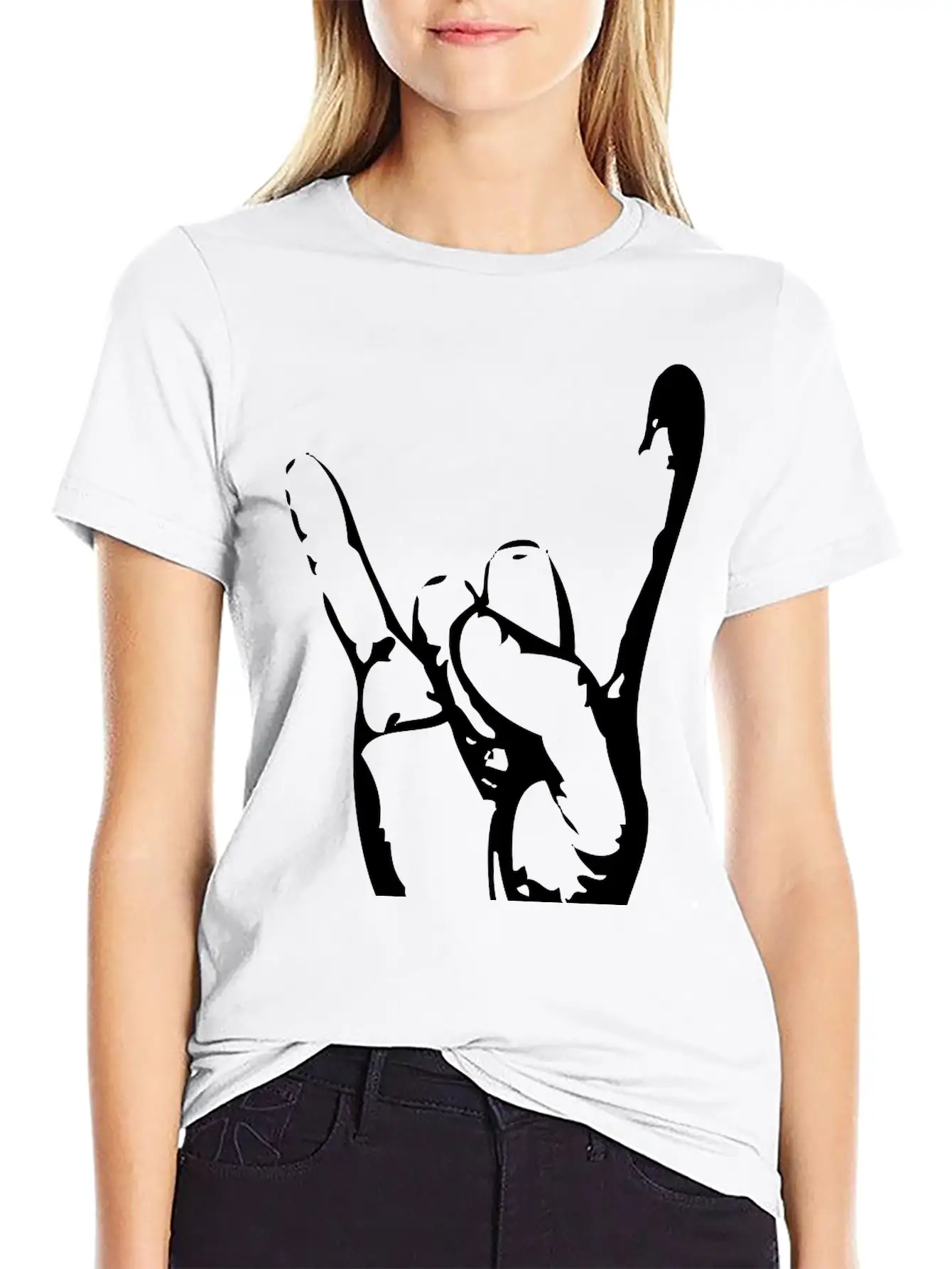 Rock On Modern Fit Casual T-Shirt – Clean And Versatile Design