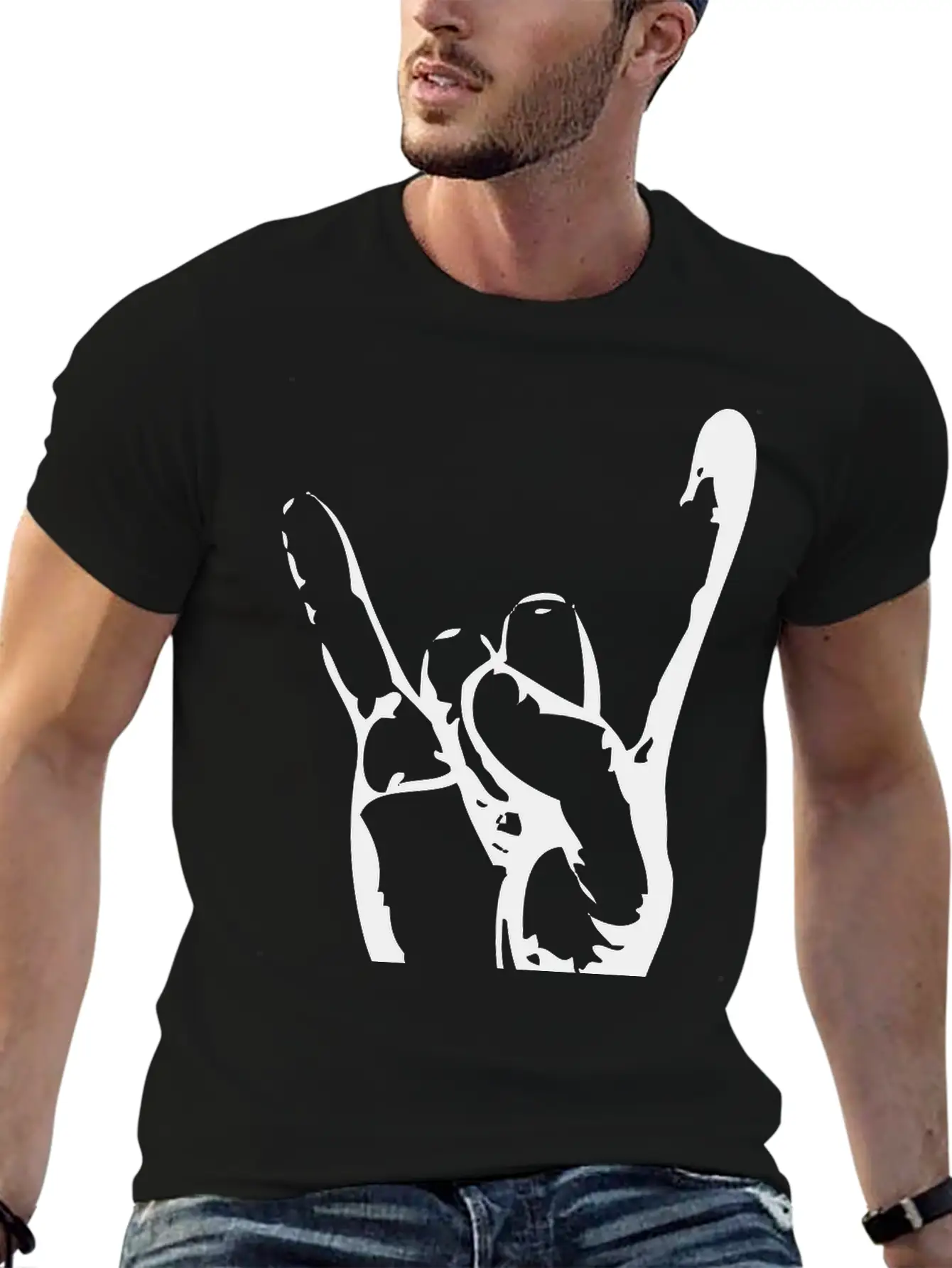 Rock On Modern Fit Casual T-Shirt – Clean And Versatile Design