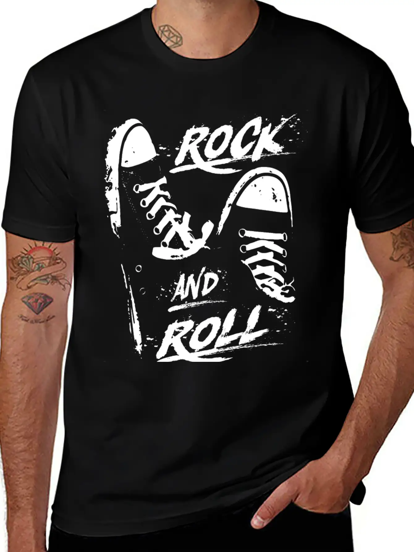 Rock On Rock Star Concert Buddy - Rock And Roll Relaxed Everyday Tee – Lightweight And Durable Cotton