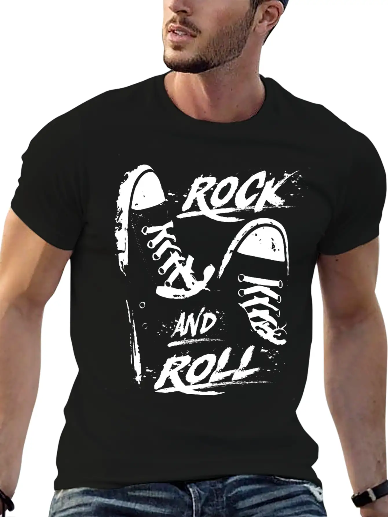 Rock On Rock Star Concert Buddy - Rock And Roll Relaxed Everyday Tee – Lightweight And Durable Cotton