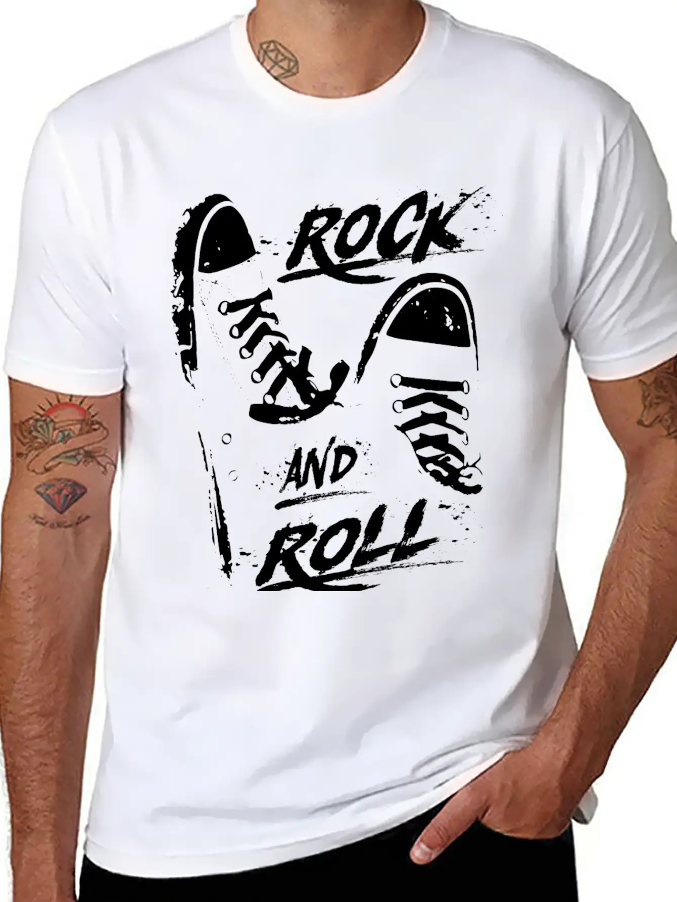 Rock On Rock Star Concert Buddy - Rock And Roll Relaxed Everyday Tee – Lightweight And Durable Cotton