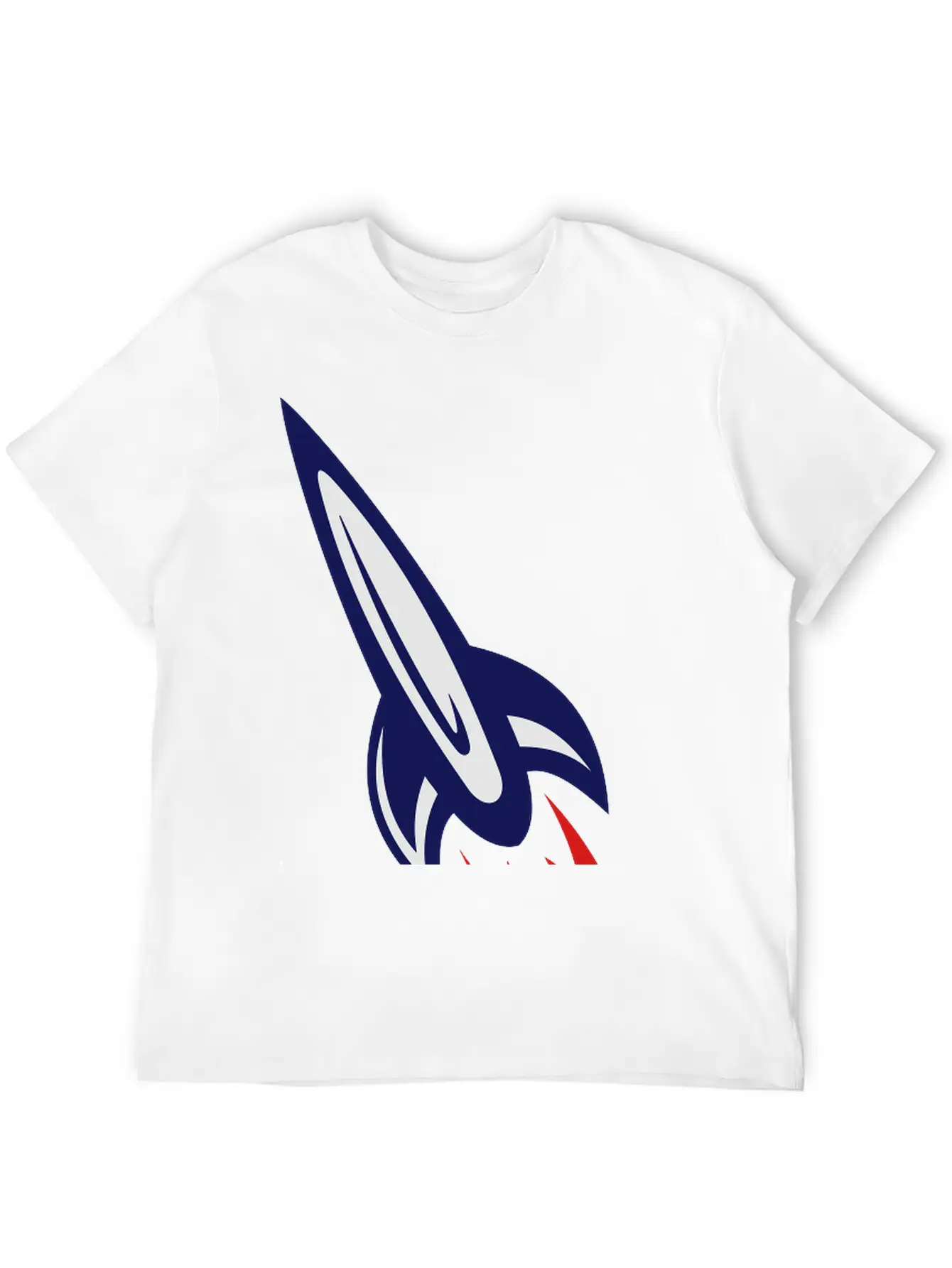 Rocket Ship Lightweight Cotton T-Shirt – Daily Comfort Graphic Shirt