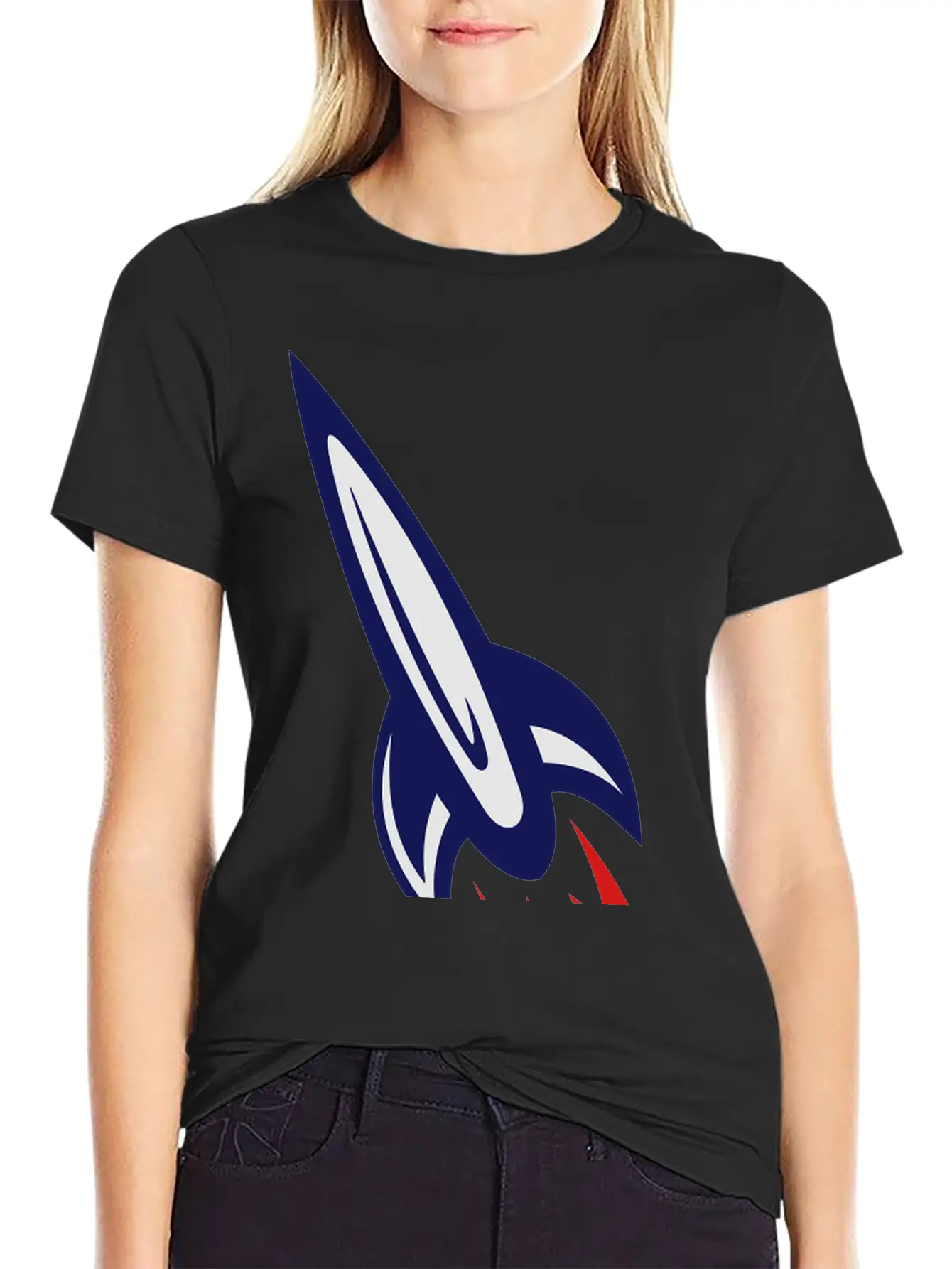 Rocket Ship Lightweight Cotton T-Shirt – Daily Comfort Graphic Shirt
