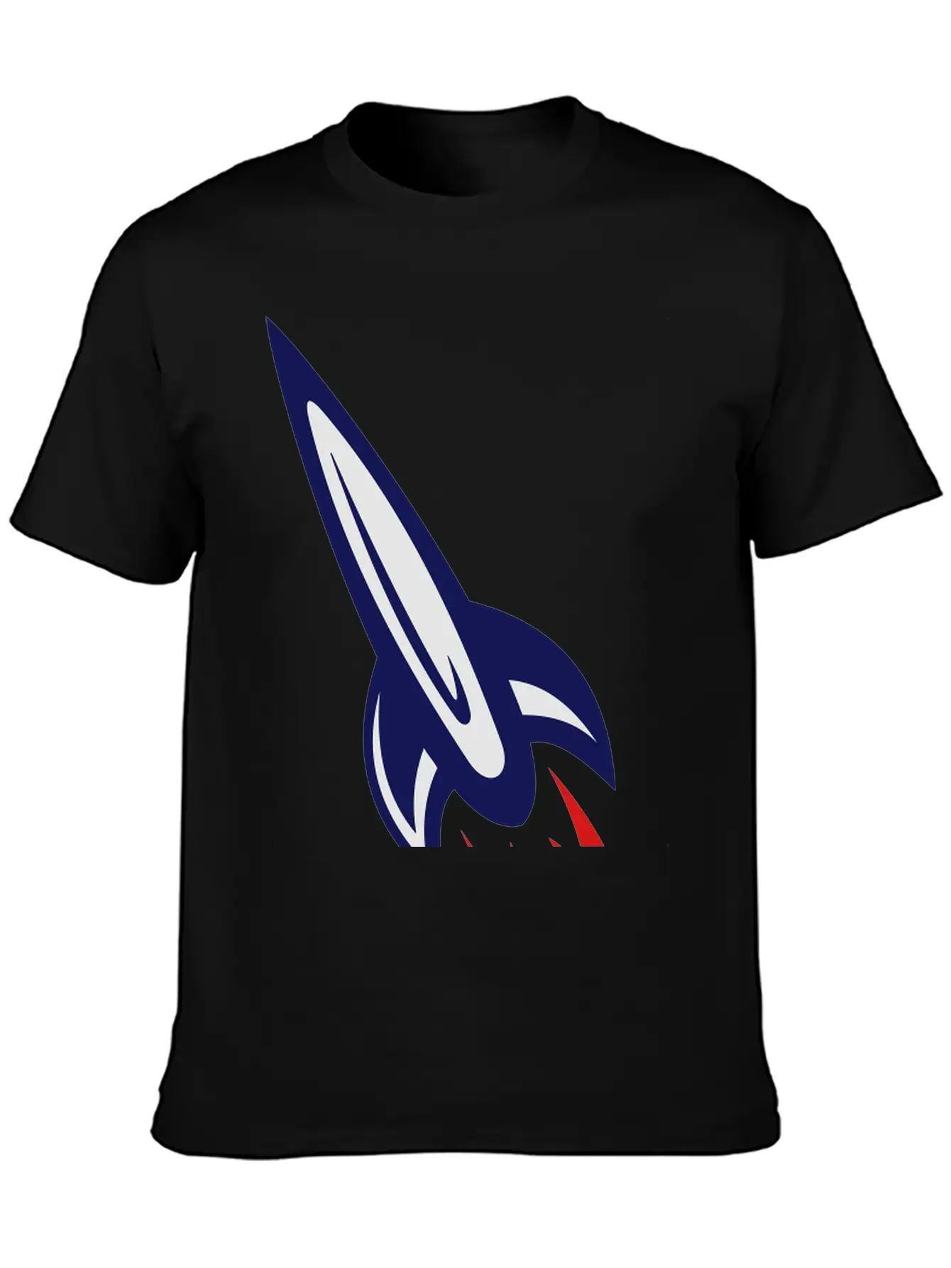 Rocket Ship Lightweight Cotton T-Shirt – Daily Comfort Graphic Shirt