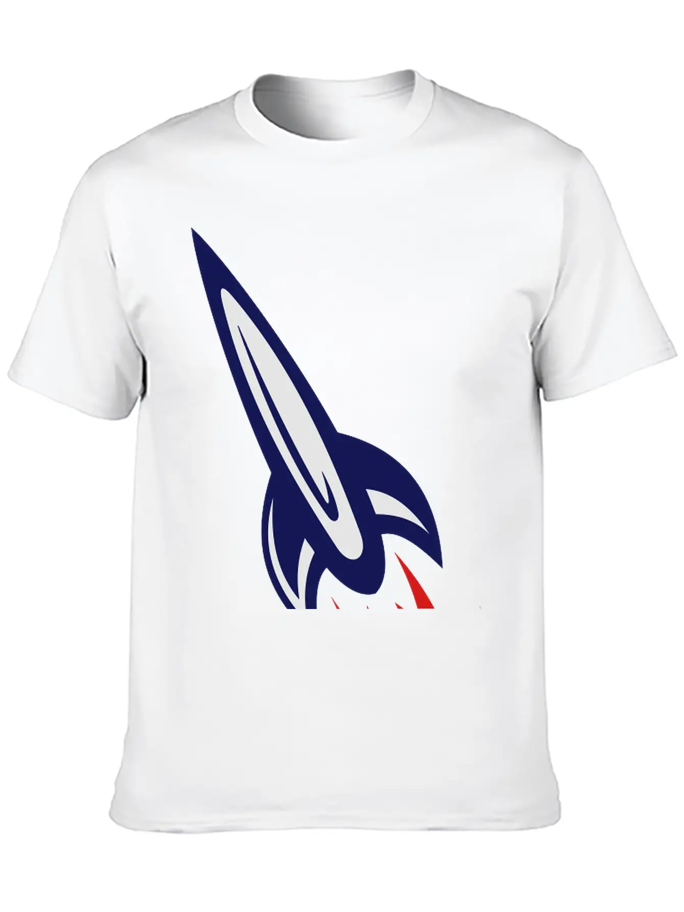 Rocket Ship Lightweight Cotton T-Shirt – Daily Comfort Graphic Shirt