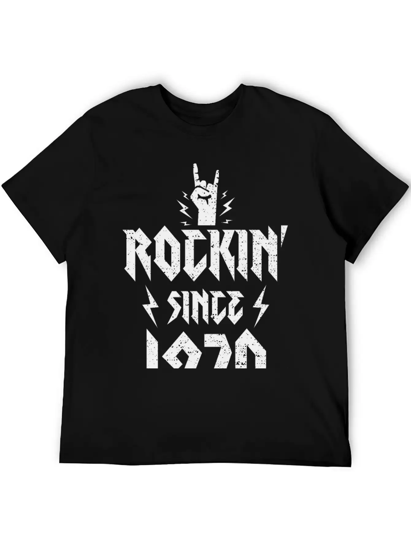 Rockin Since 1970 - 1970 Lightweight Cotton T-Shirt – Daily Comfort Graphic Shirt