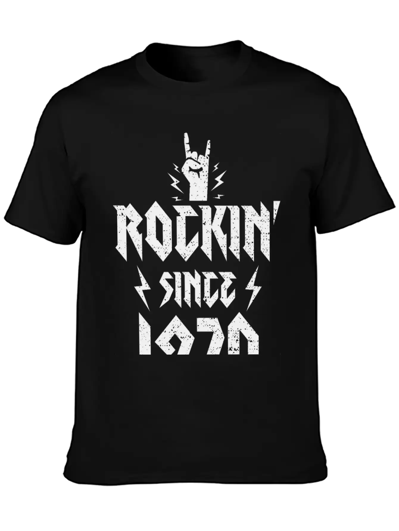 Rockin Since 1970 - 1970 Lightweight Cotton T-Shirt – Daily Comfort Graphic Shirt
