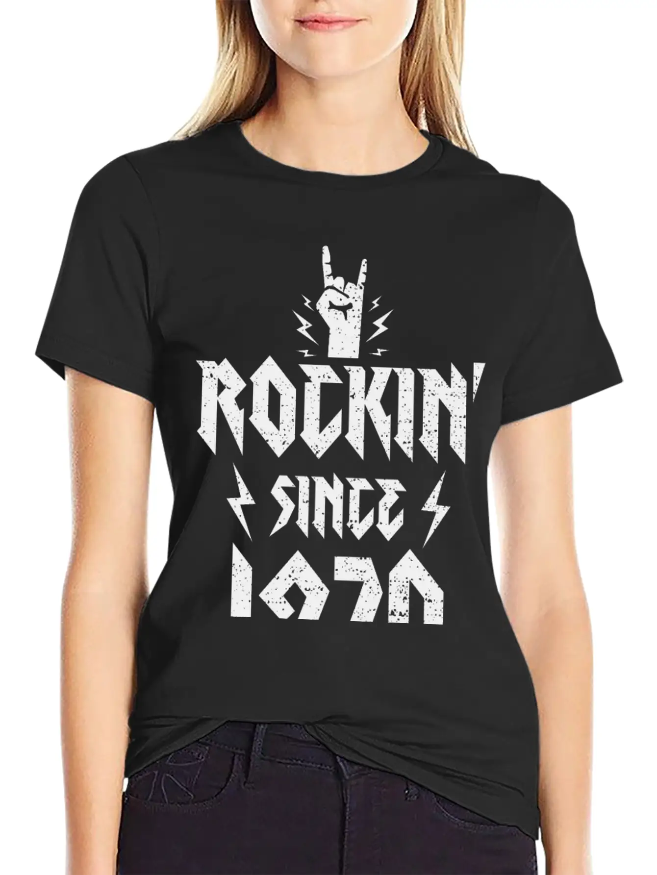 Rockin Since 1970 - 1970 Lightweight Cotton T-Shirt – Daily Comfort Graphic Shirt