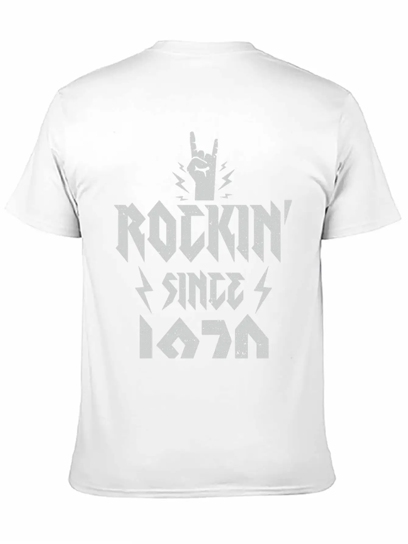 Rockin Since 1970 - 1970 Lightweight Cotton T-Shirt – Daily Comfort Graphic Shirt