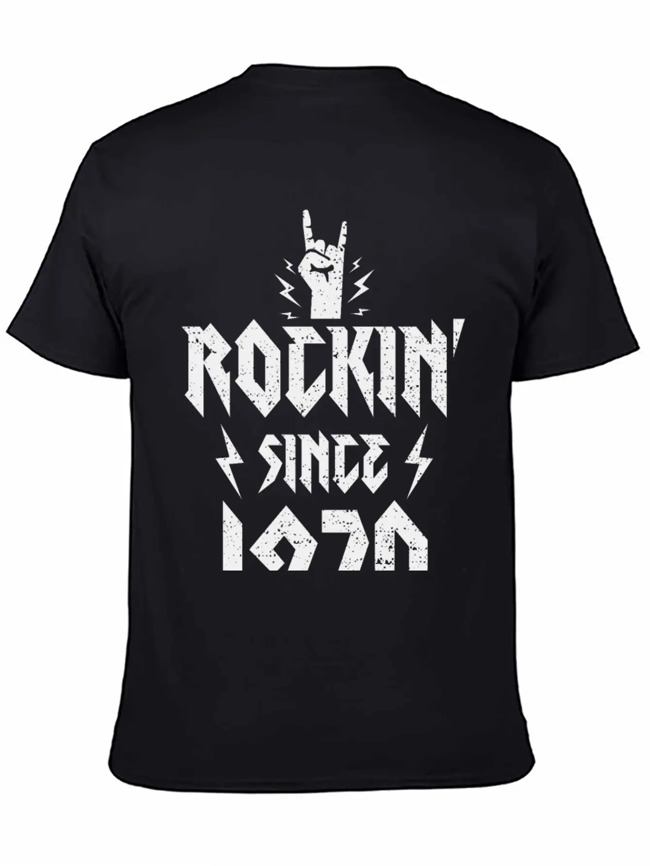 Rockin Since 1970 - 1970 Lightweight Cotton T-Shirt – Daily Comfort Graphic Shirt