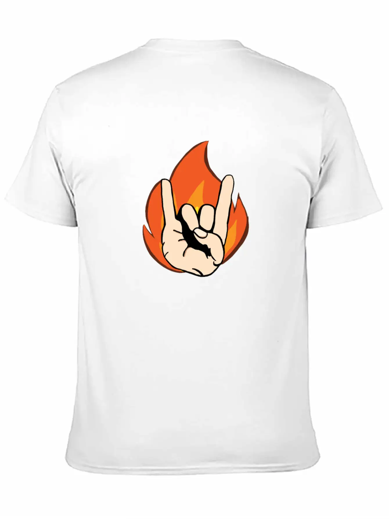 Rock'n Roll Hand Modern Fit Casual T-Shirt – Clean And Versatile Design