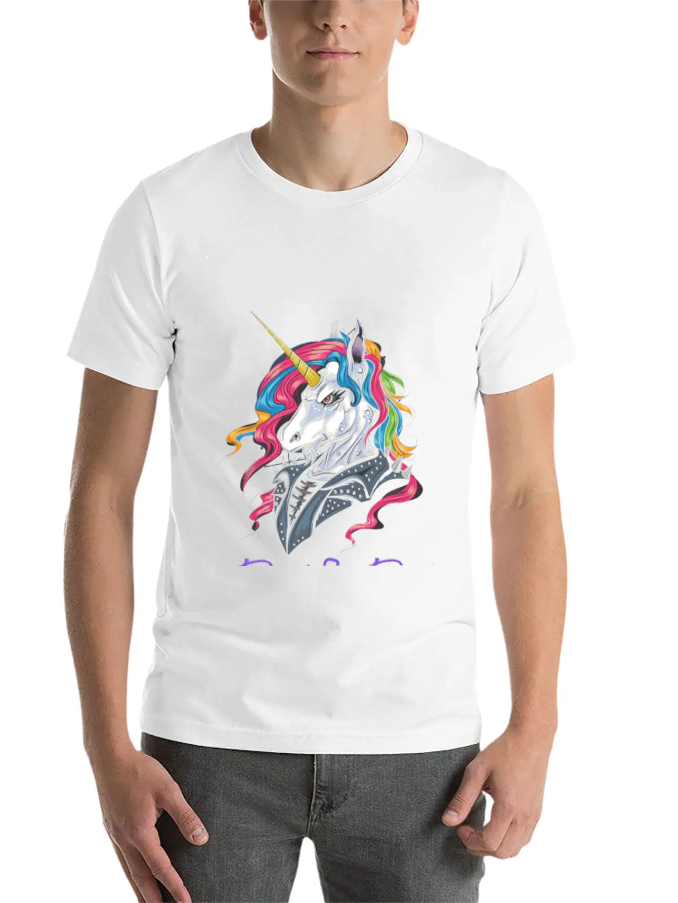 Rock&Roll Unicorn Modern Fit Casual T-Shirt – Clean And Versatile Design