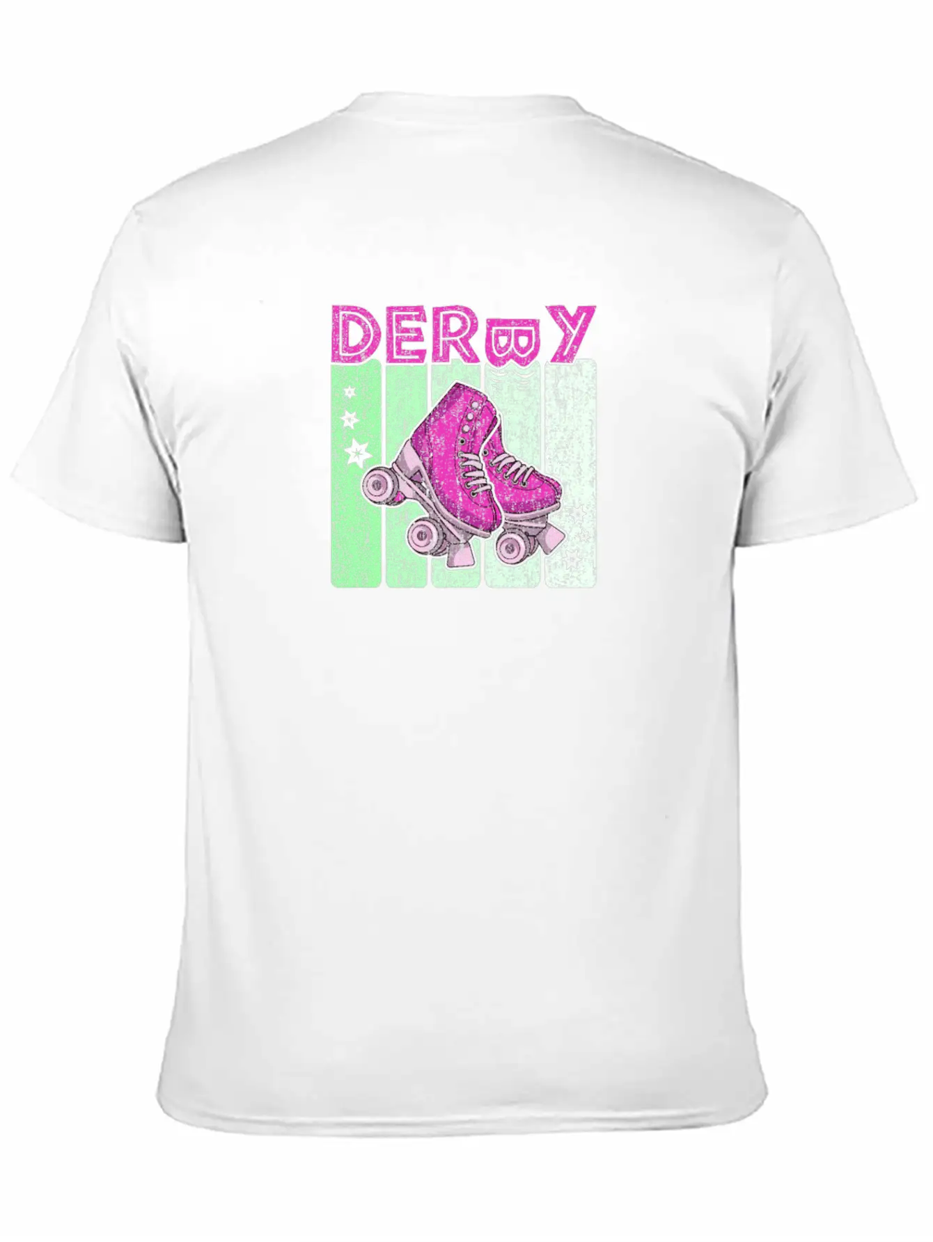 Roller Derby 70s Skate Disco Lightweight Cotton T-Shirt – Daily Comfort Graphic Shirt