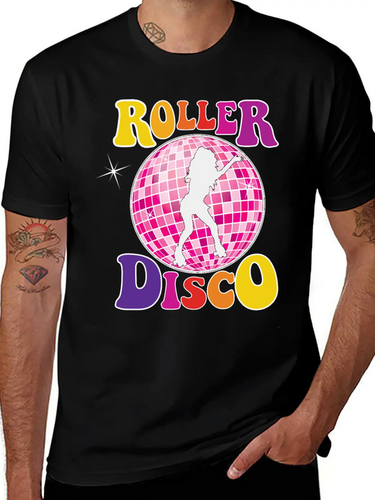 Roller Disco Basic Graphic T-Shirt – Daily Comfort In Soft Cotton