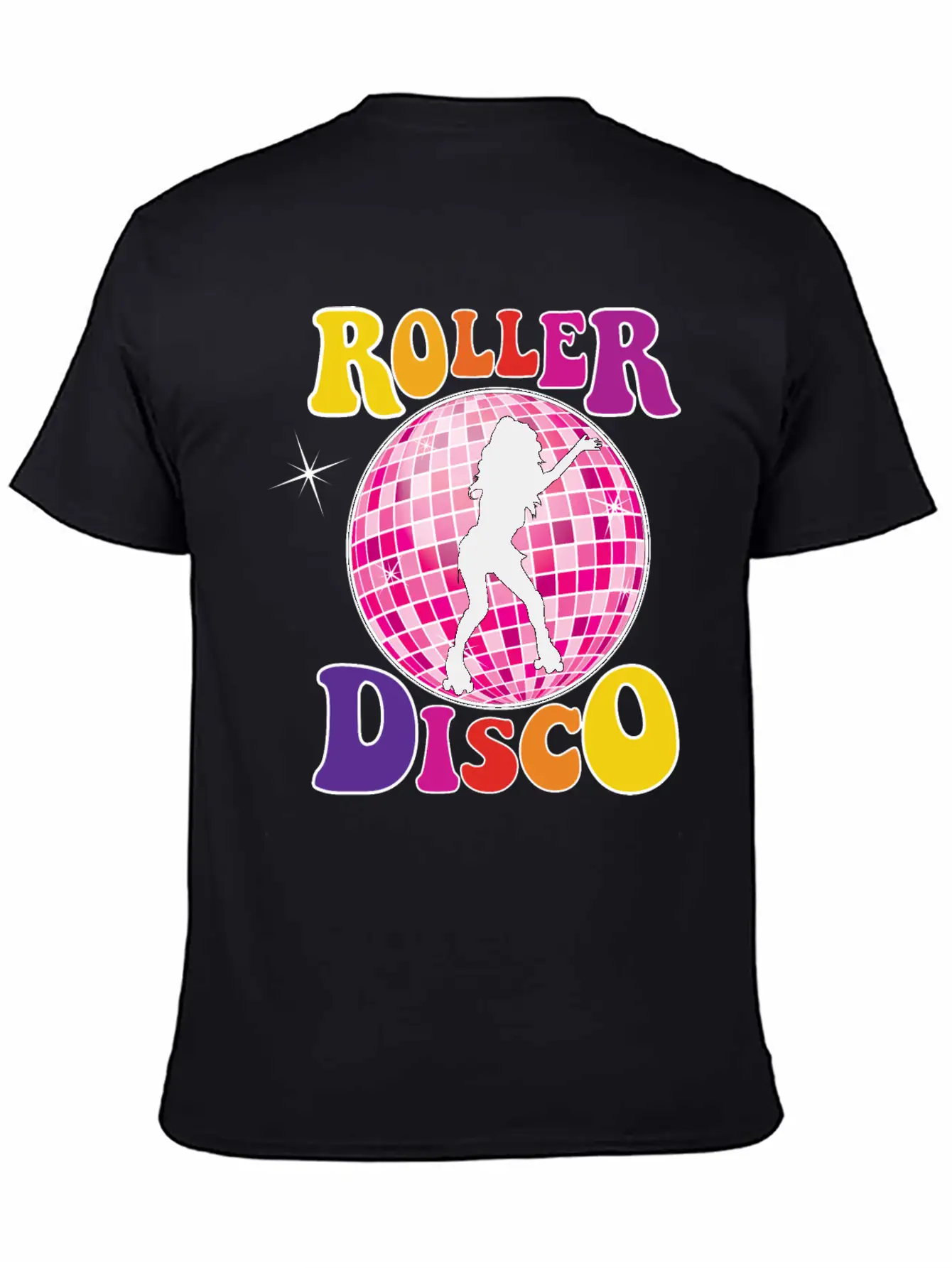 Roller Disco Basic Graphic T-Shirt – Daily Comfort In Soft Cotton
