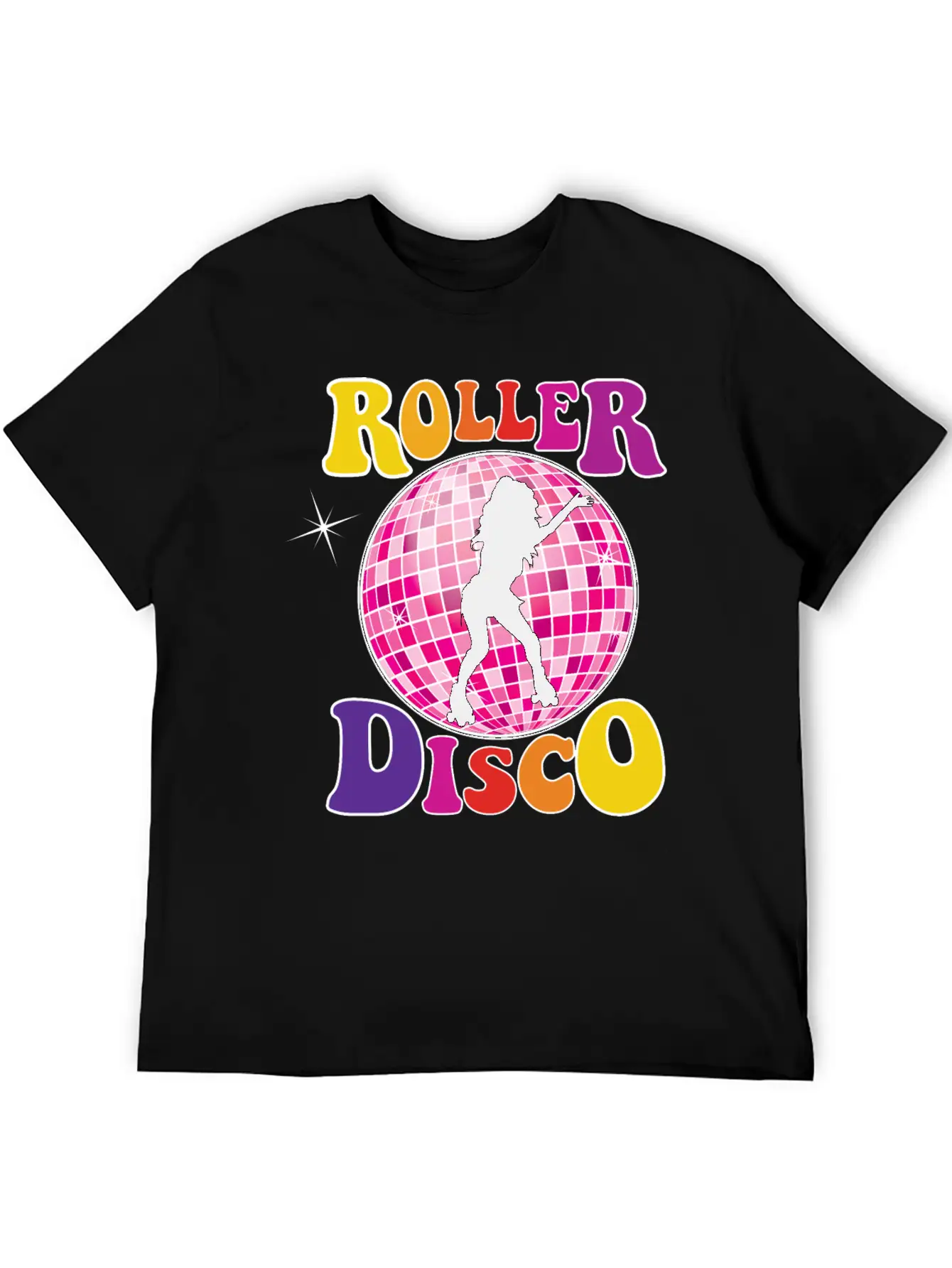 Roller Disco Basic Graphic T-Shirt – Daily Comfort In Soft Cotton