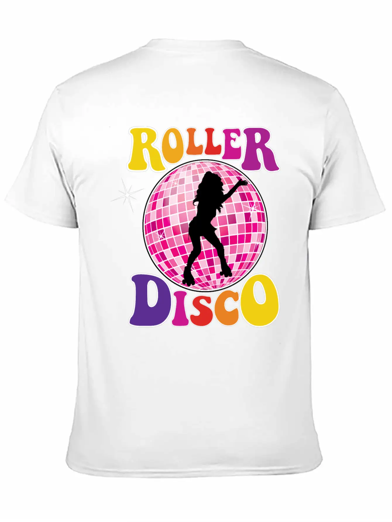 Roller Disco Basic Graphic T-Shirt – Daily Comfort In Soft Cotton