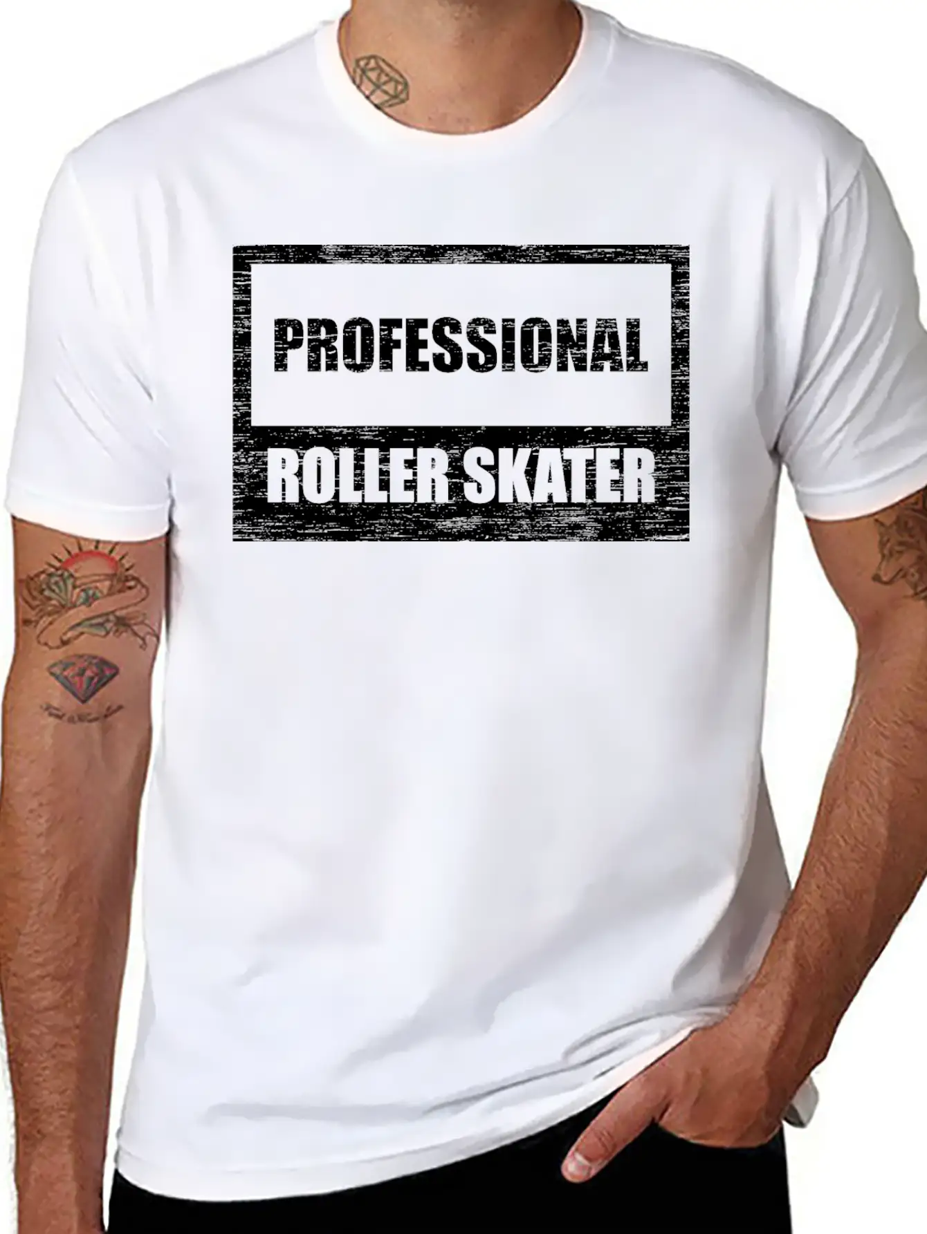 Roller Skater Essential Cotton Tee For Daily Outfits – Unisex Style
