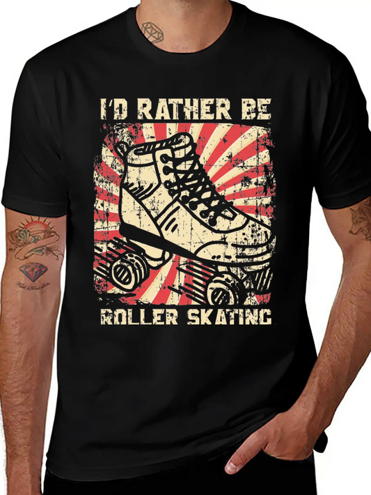 Roller Skater Unisex Casual T-Shirt ��� Clean Design For Daily Comfort