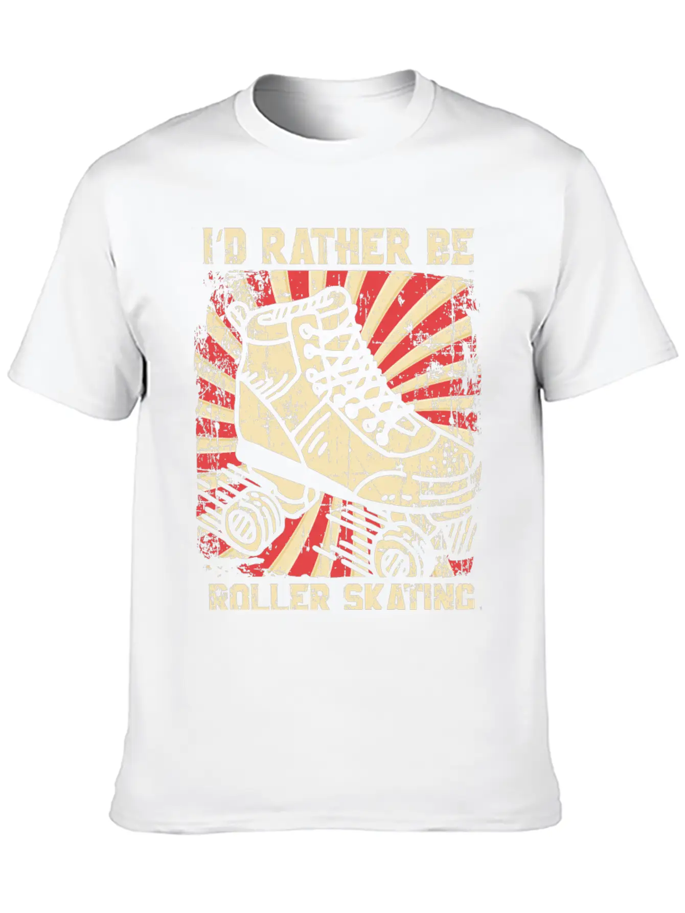 Roller Skater Unisex Casual T-Shirt ��� Clean Design For Daily Comfort