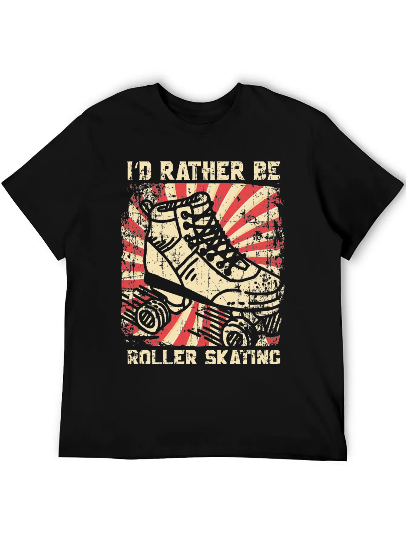 Roller Skater Unisex Casual T-Shirt ��� Clean Design For Daily Comfort
