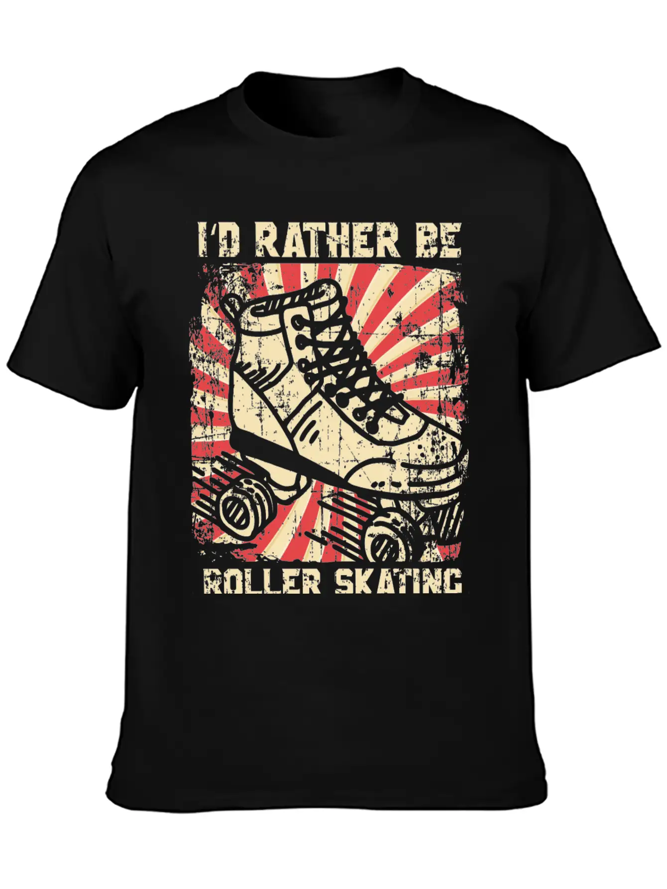 Roller Skater Unisex Casual T-Shirt ��� Clean Design For Daily Comfort
