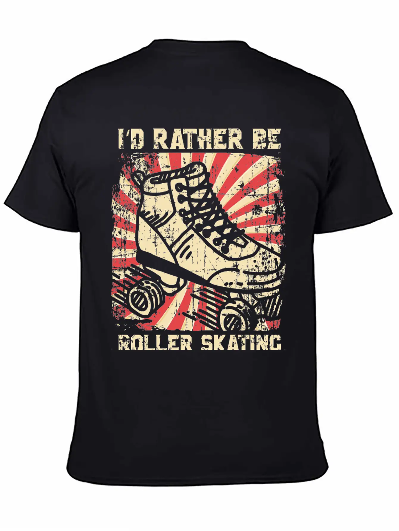 Roller Skater Unisex Casual T-Shirt ��� Clean Design For Daily Comfort