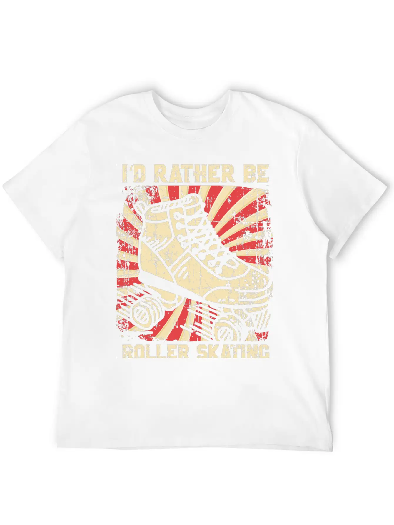 Roller Skater Unisex Casual T-Shirt ��� Clean Design For Daily Comfort