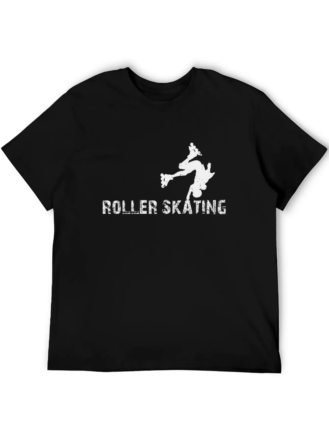 Roller Skates Roller Skating Silhouette Roller Ska Comfortable Minimalist Graphic Tee – Summer Style Essential