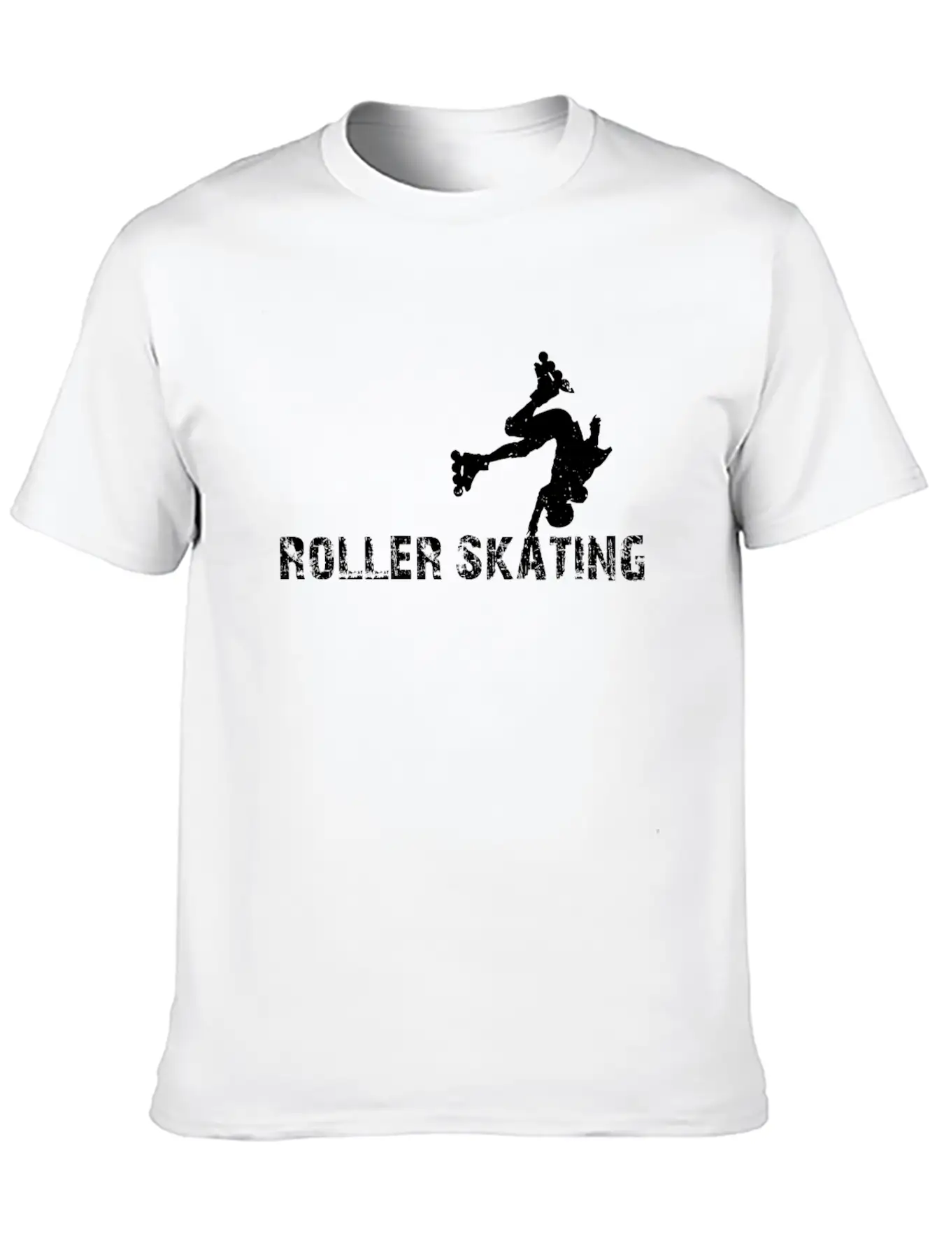 Roller Skates Roller Skating Silhouette Roller Ska Comfortable Minimalist Graphic Tee – Summer Style Essential