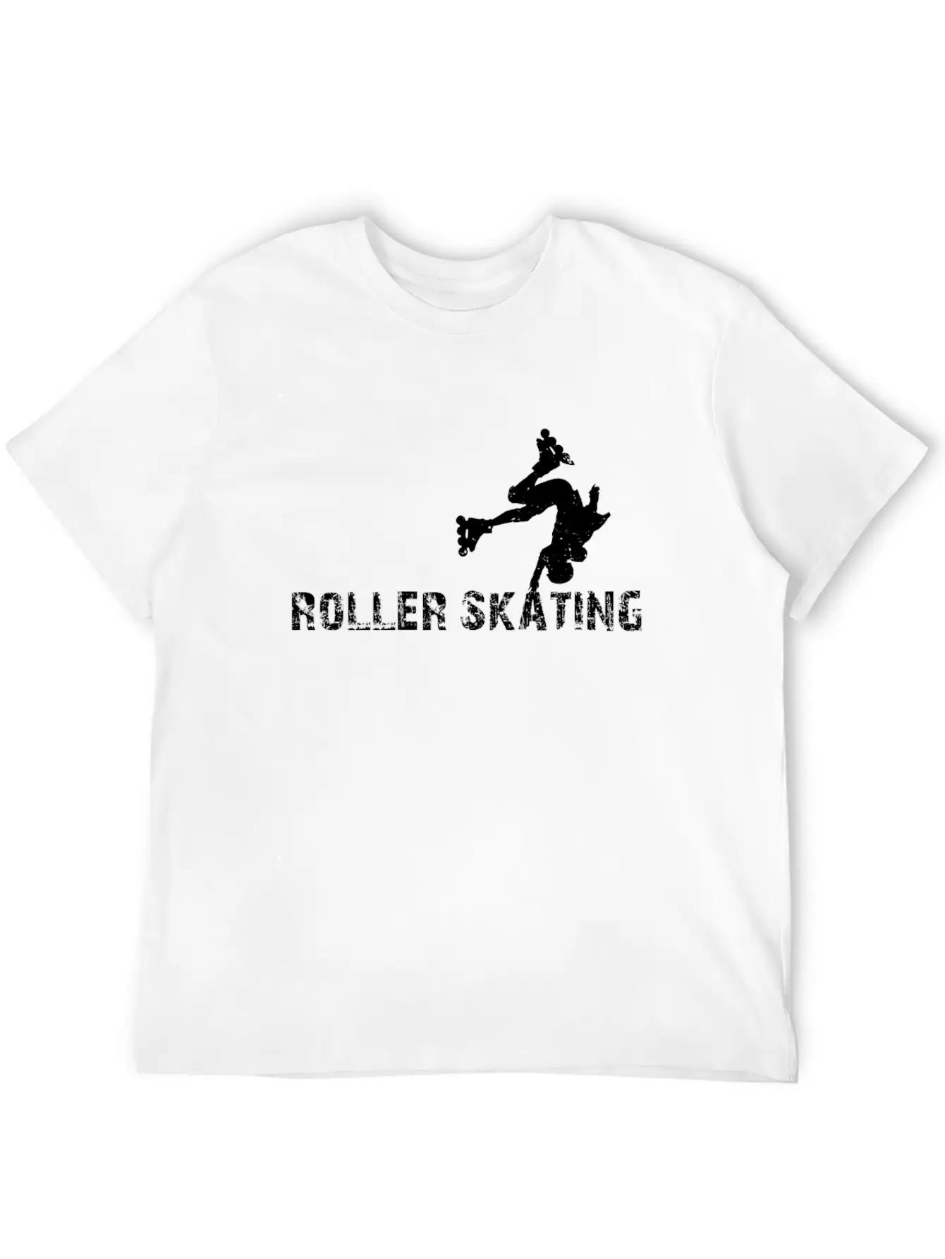 Roller Skates Roller Skating Silhouette Roller Ska Comfortable Minimalist Graphic Tee – Summer Style Essential