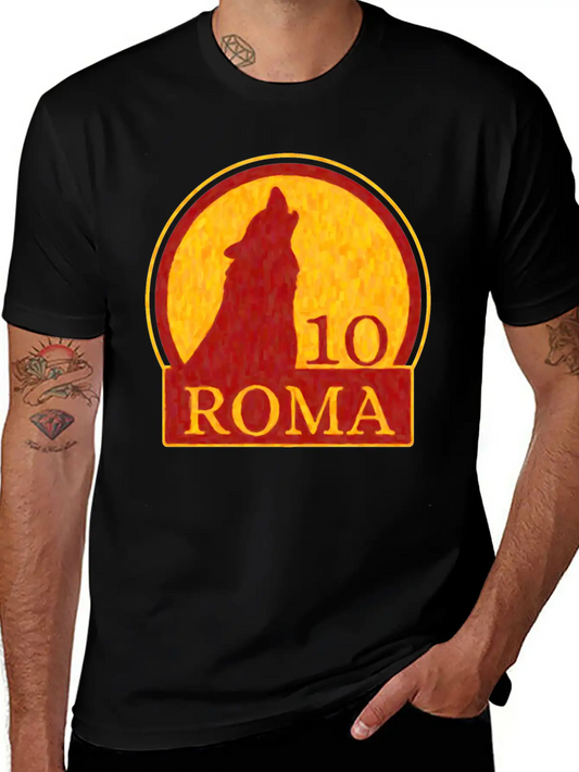 Roma Wolf Soft Cotton Short Sleeve Tee – Unisex Wardrobe Staple