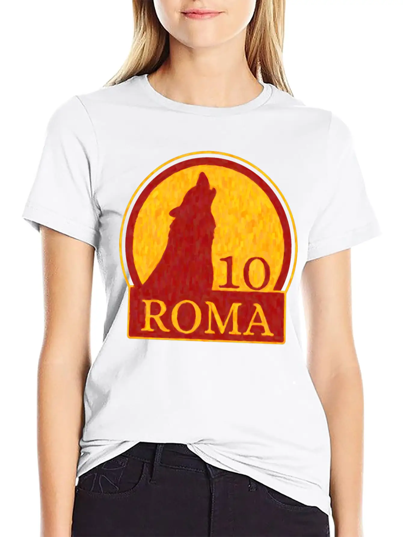 Roma Wolf Soft Cotton Short Sleeve Tee – Unisex Wardrobe Staple
