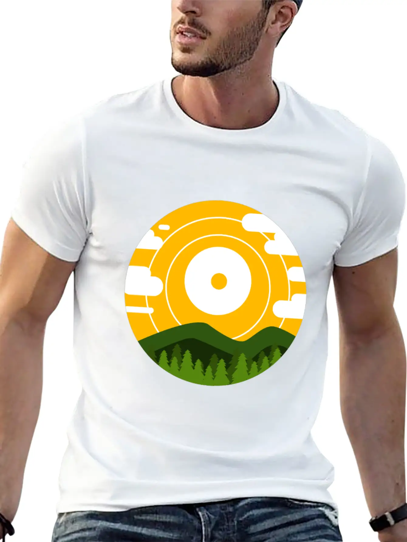 Roots Camping Travel Freedom Nature Silence Camp Basic Graphic T-Shirt – Daily Comfort In Soft Cotton