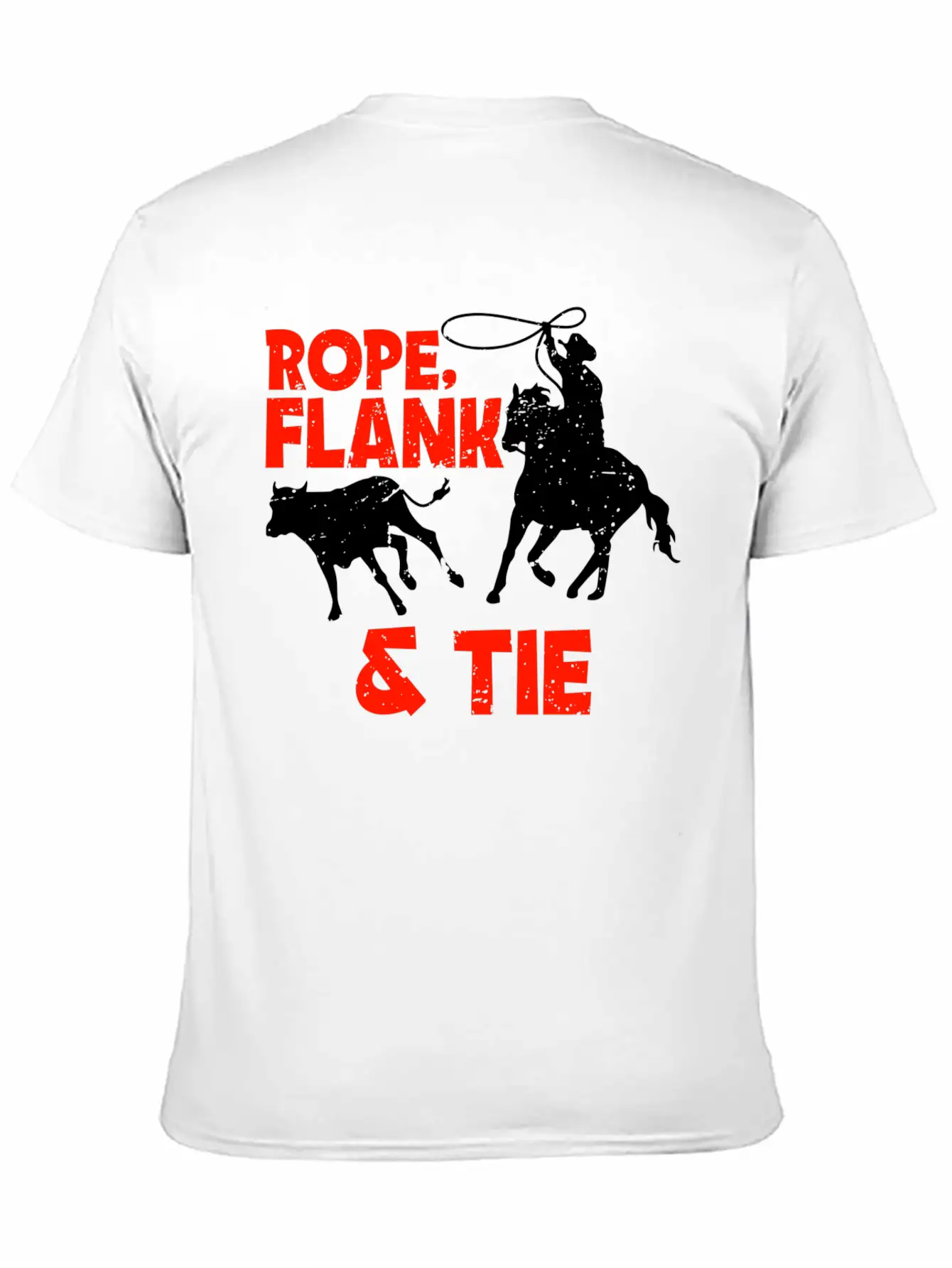 Rope Flank And Tie Cowboy Gift Stylish Everyday T-Shirt – Unisex Basic Cotton Tee